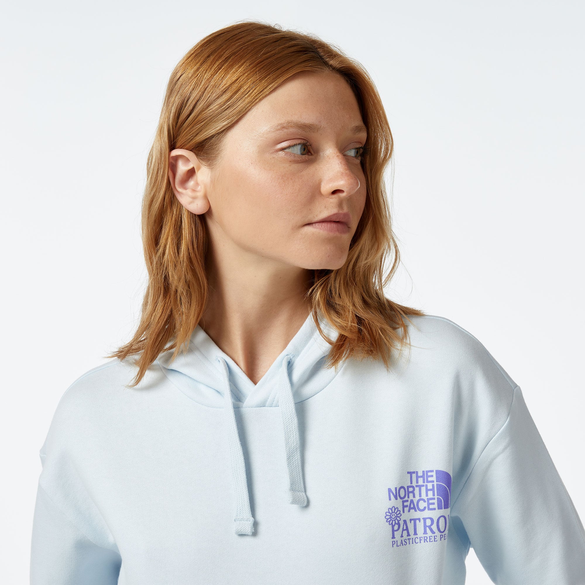 The North Face Nature Tee Kadın Mavi Sweatshirt