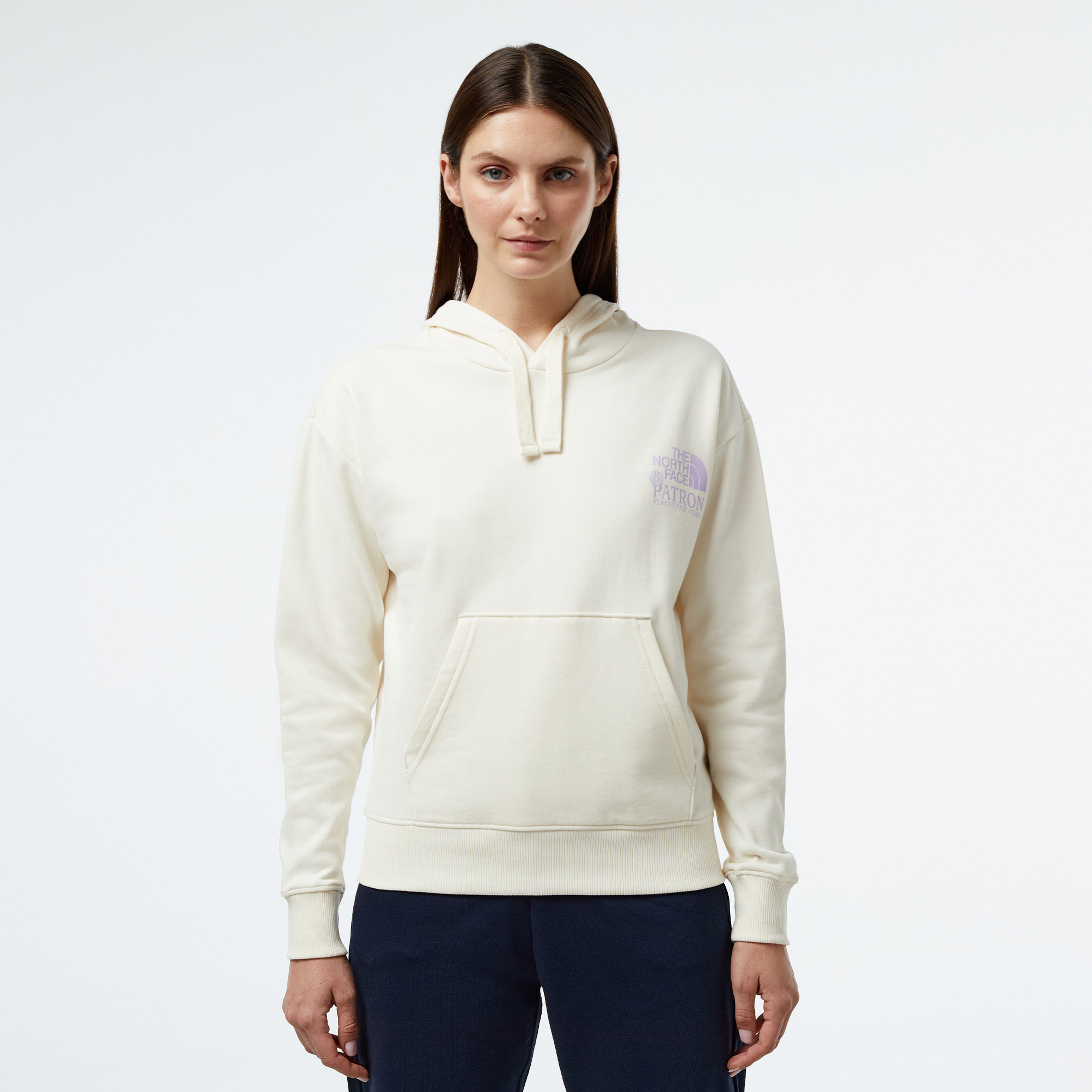 The North Face Nature Tee Kadın Beyaz Sweatshirt