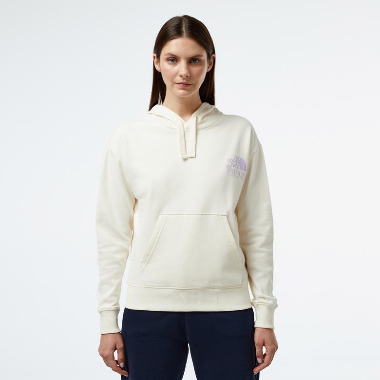 The North Face Nature Tee Kadın Beyaz Sweatshirt