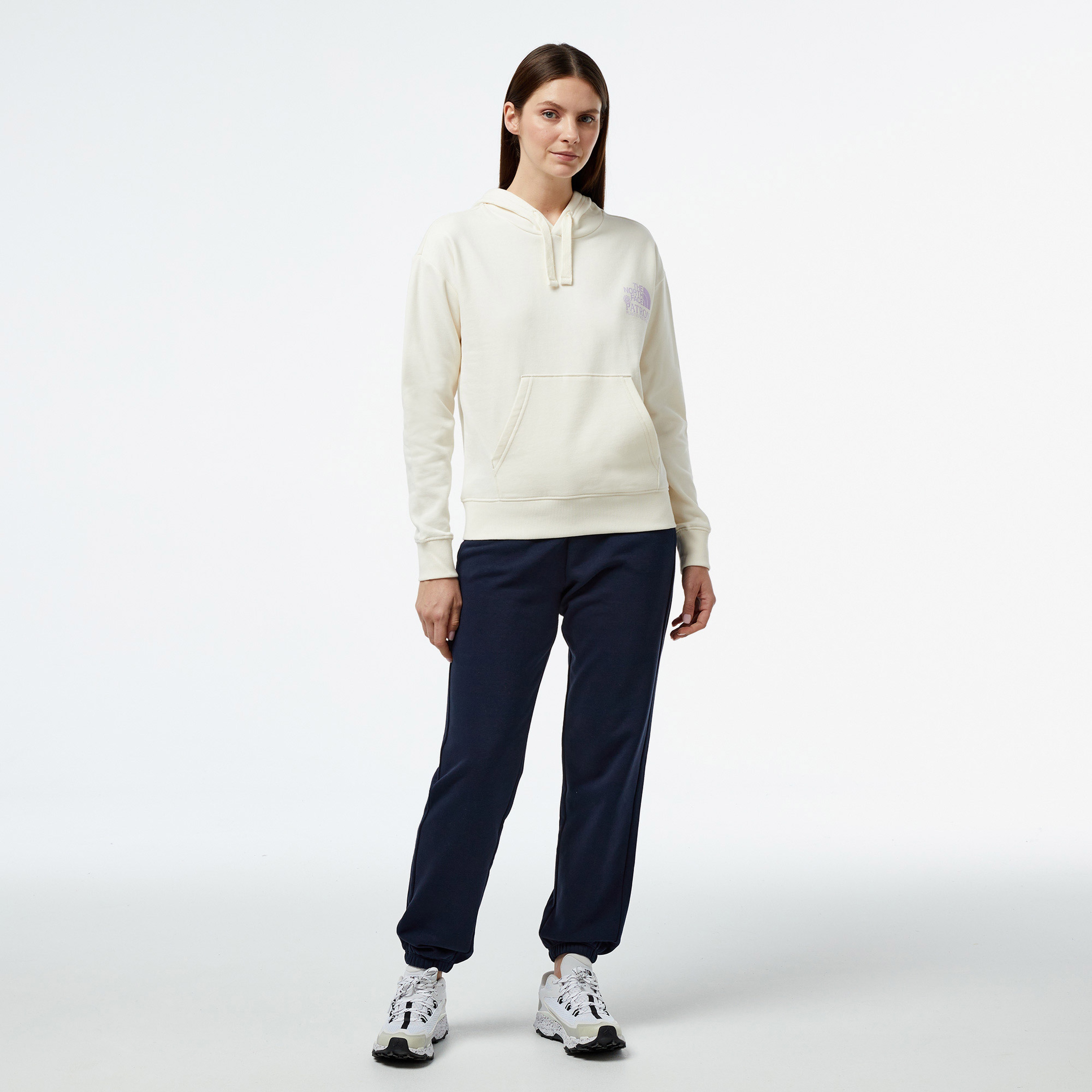 The North Face Nature Tee Kadın Beyaz Sweatshirt