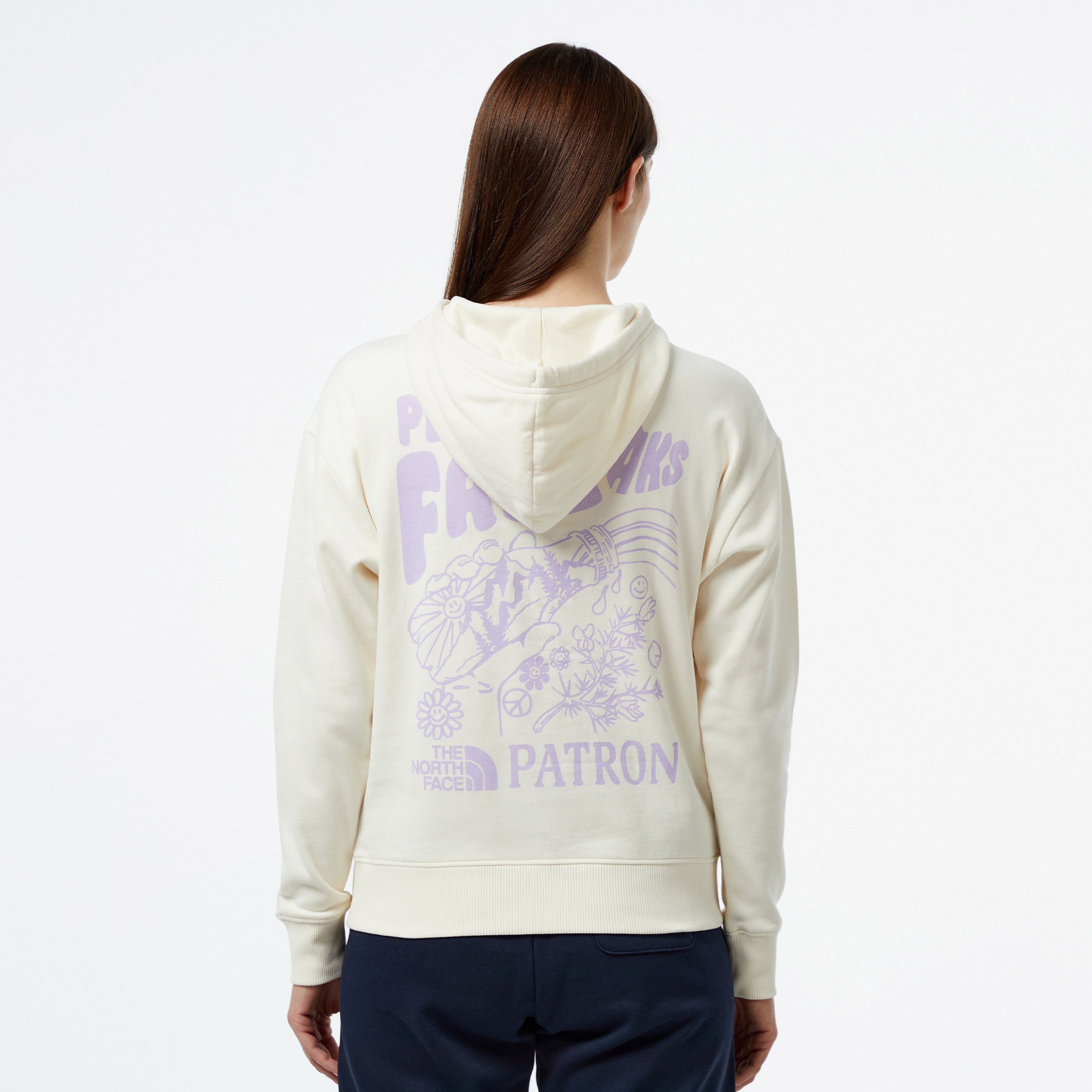 The North Face Nature Tee Kadın Beyaz Sweatshirt