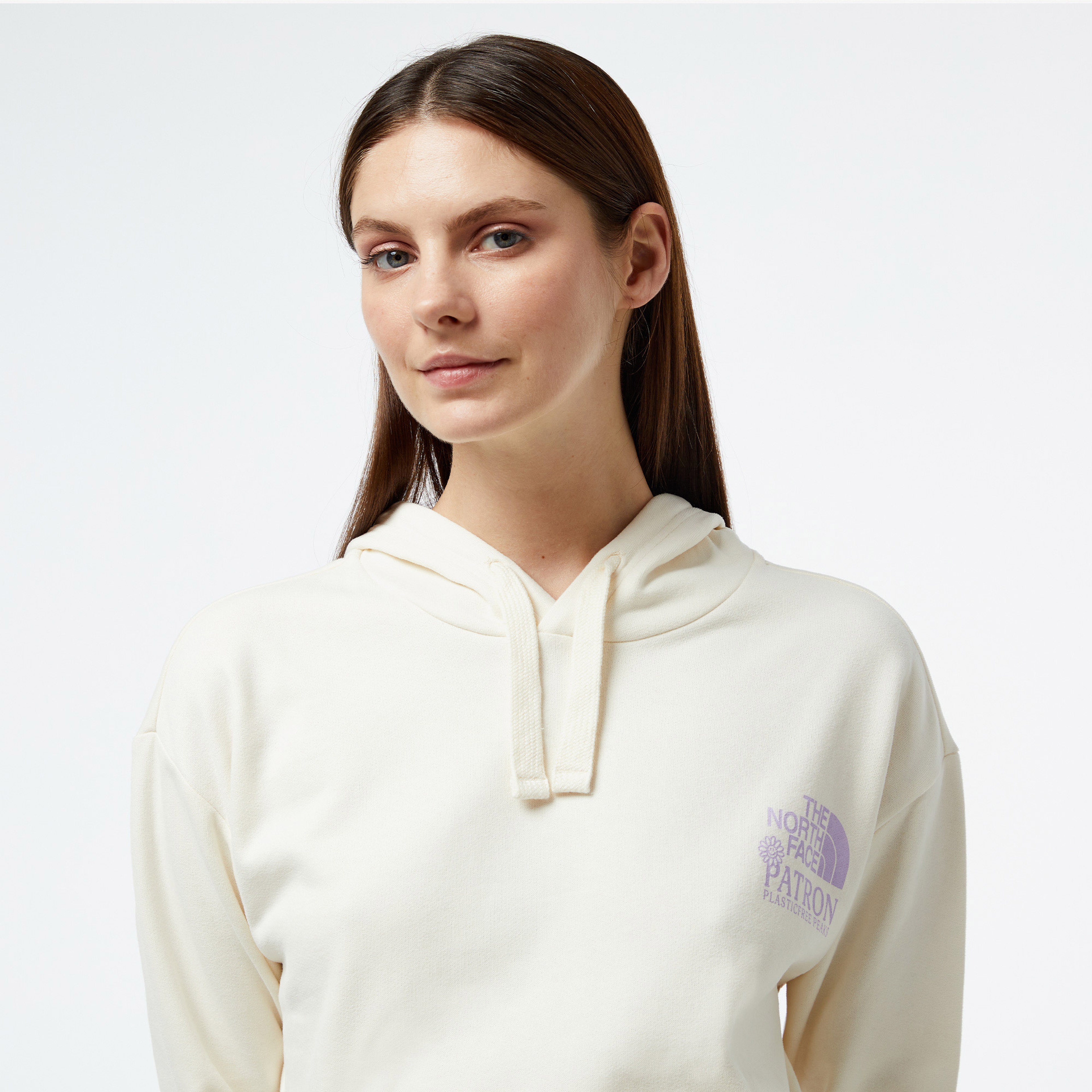 The North Face Nature Tee Kadın Beyaz Sweatshirt