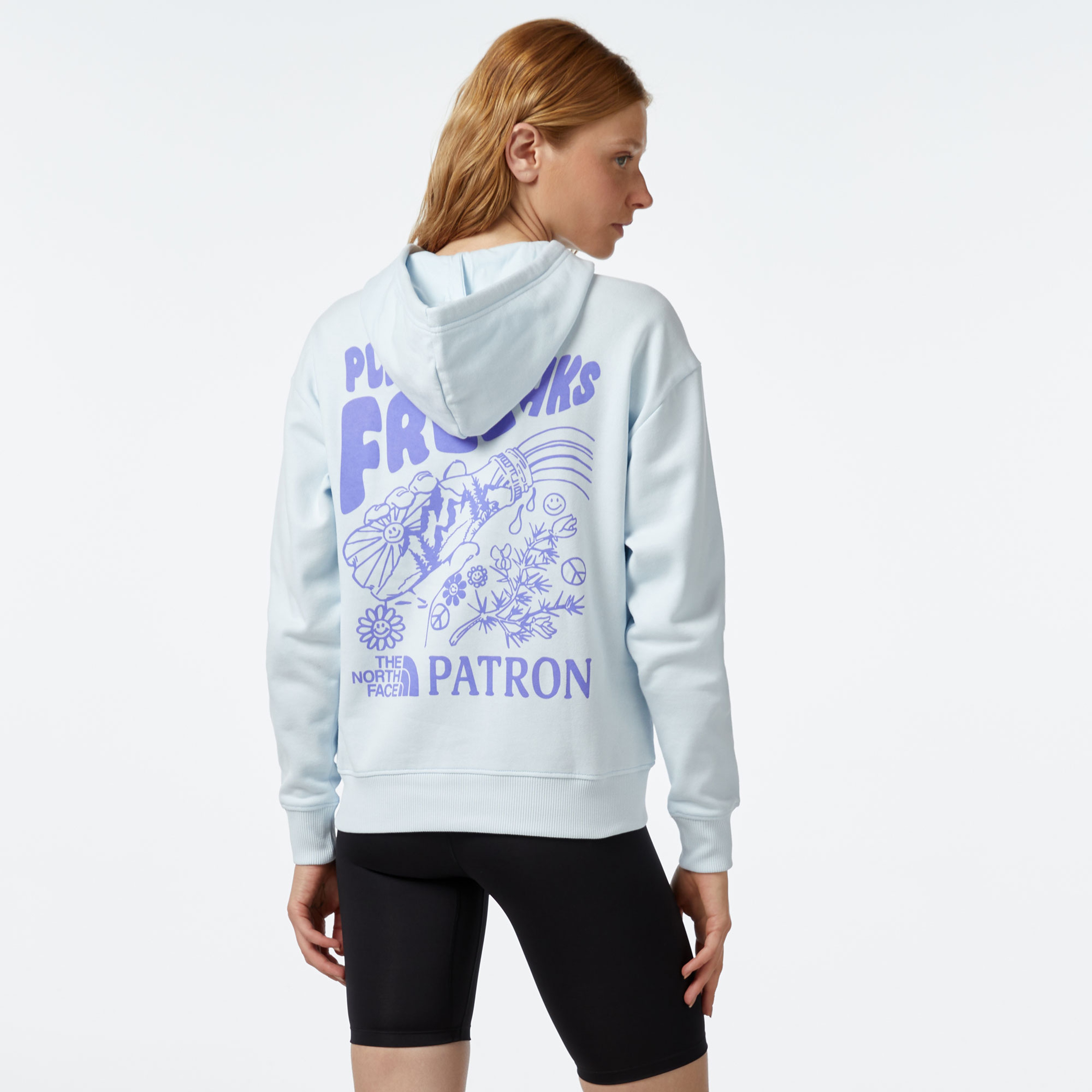 The North Face Nature Tee Kadın Mavi Sweatshirt