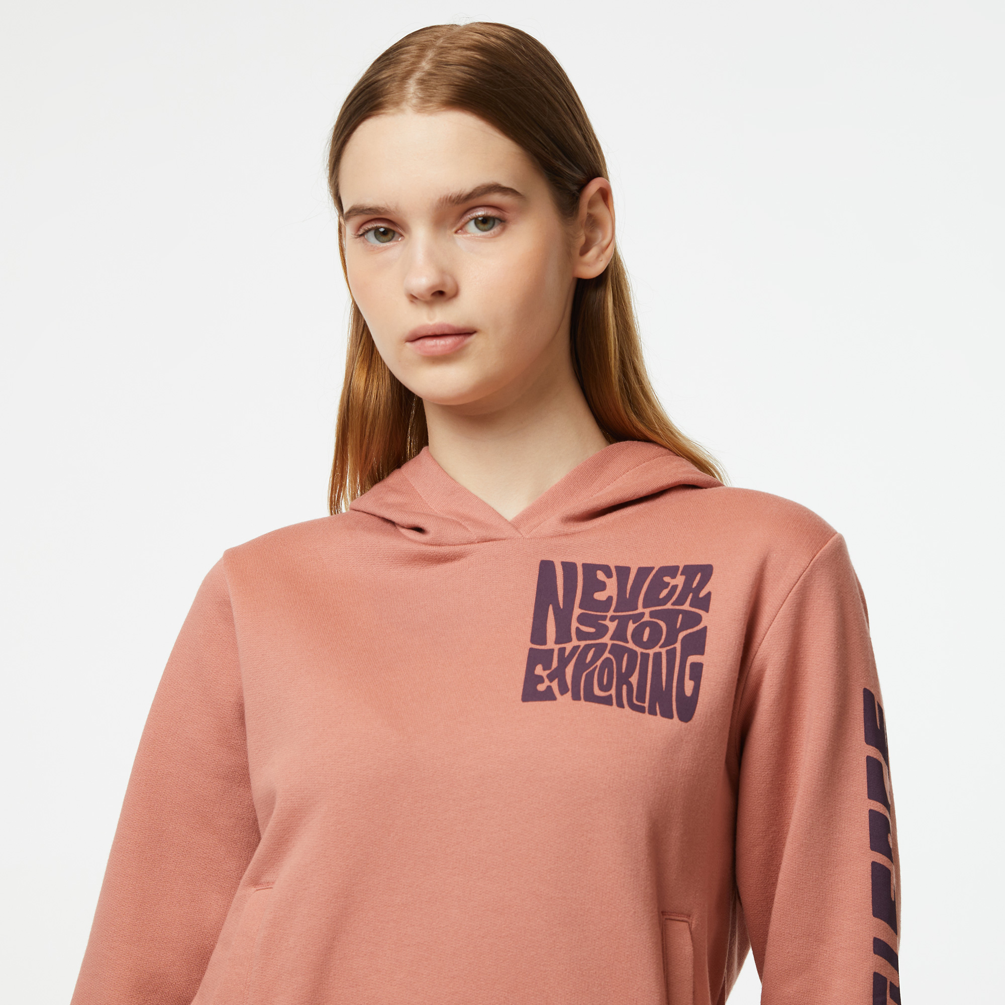 The North Face Mountain Play Kadın Turuncu Sweatshirt