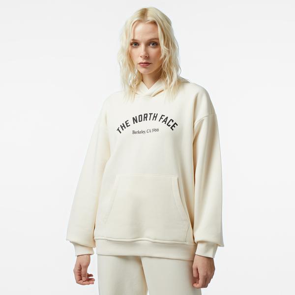 The North Face  Varsity Graphic Kadın Beyaz Sweatshirt