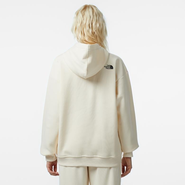 The North Face  Varsity Graphic Kadın Beyaz Sweatshirt