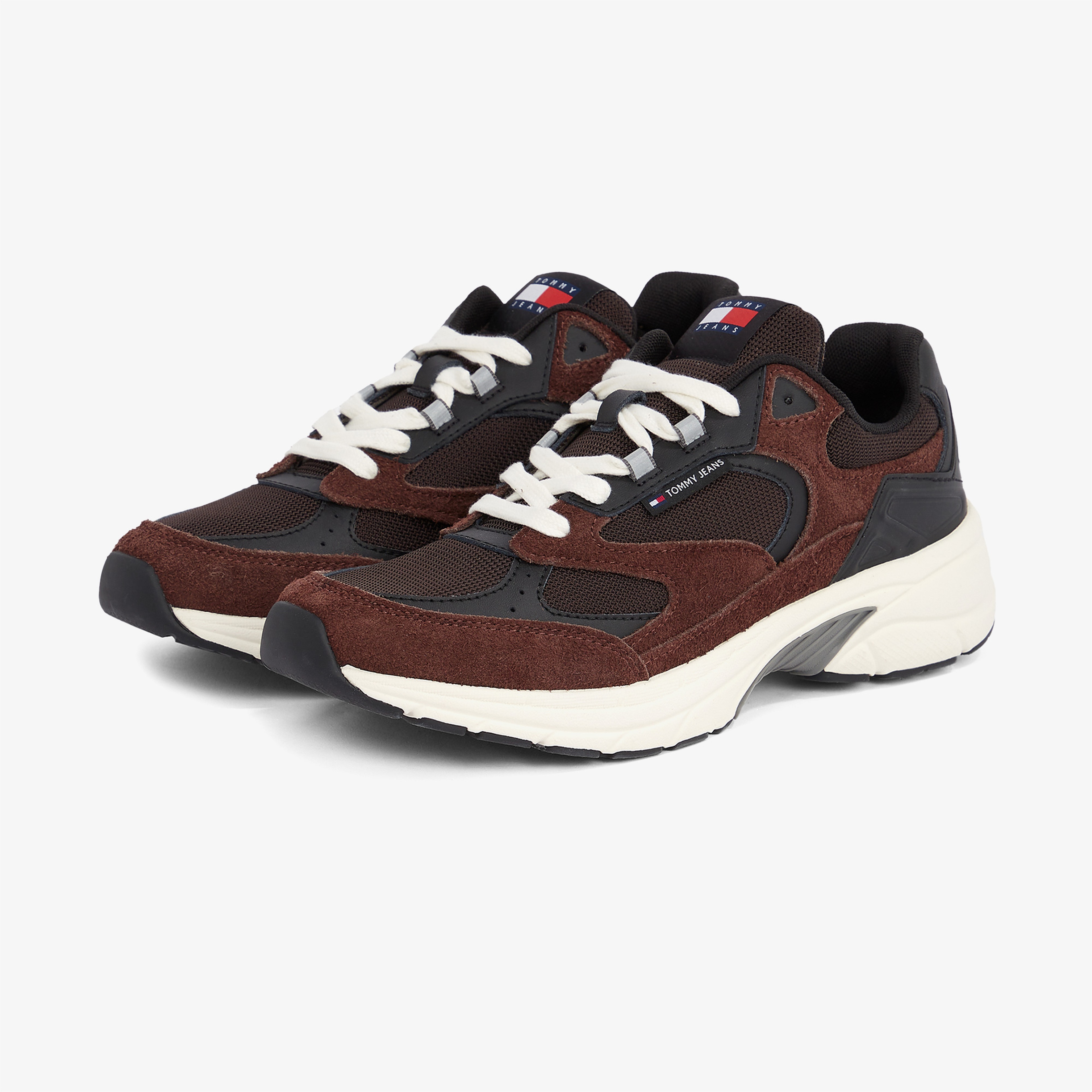 Tommy Hilfiger Erkek Kahverengi Sneaker