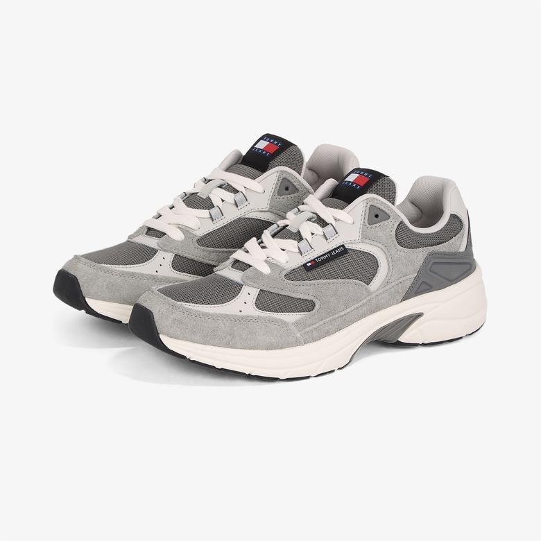 Tommy Hilfiger Erkek Gri Sneaker