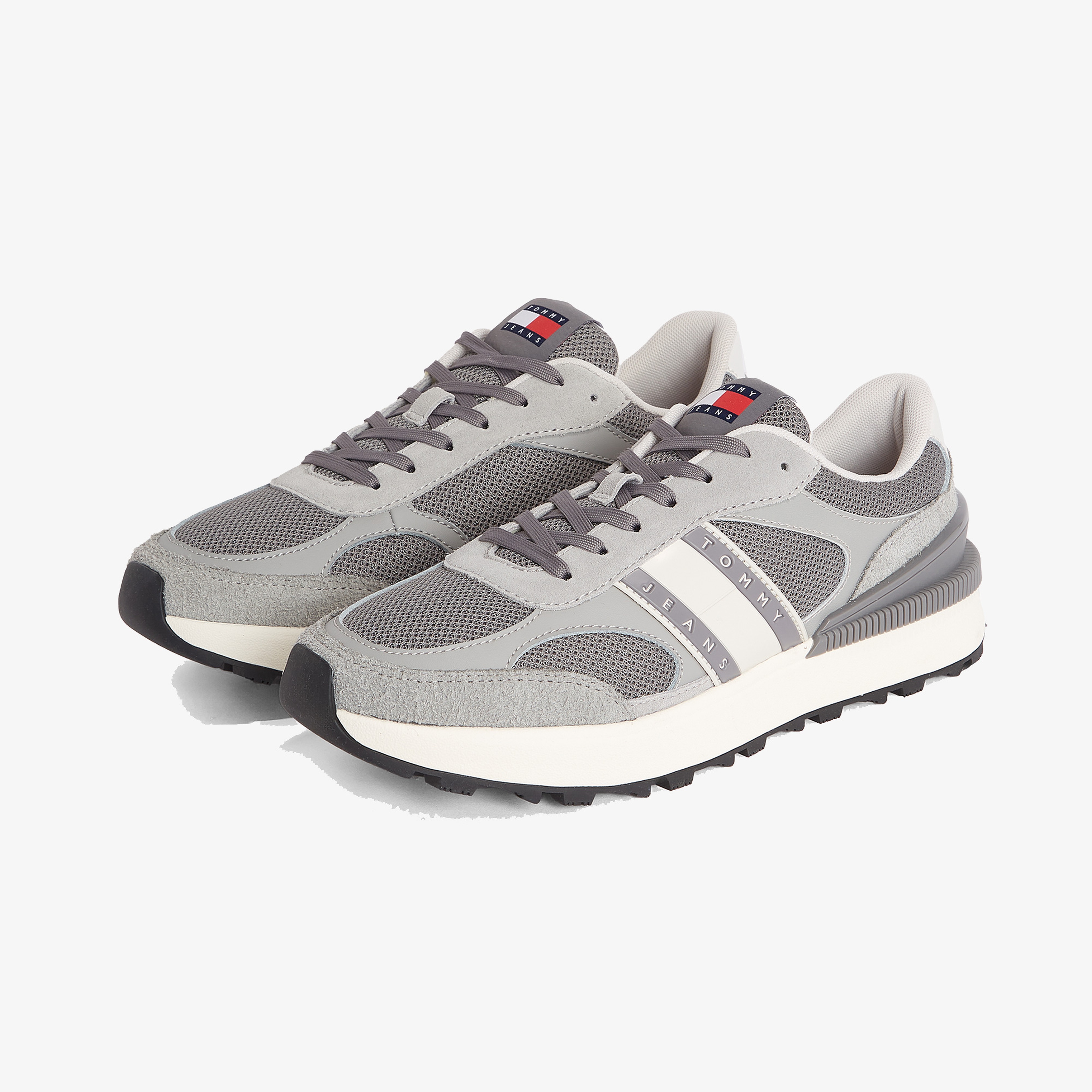 Tommy Hilfiger Technical Runner Ess Erkek Gri Sneaker