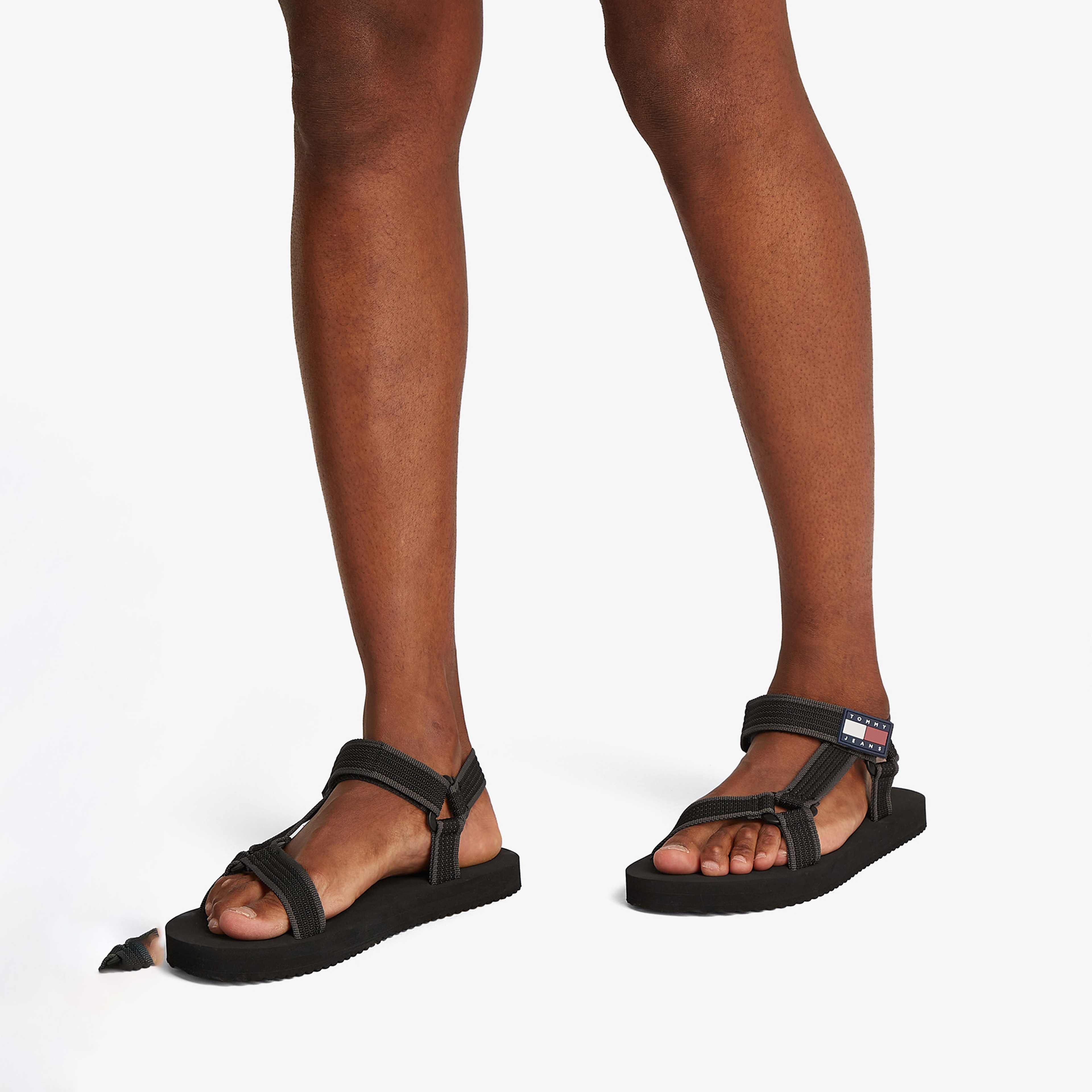 Tommy Hilfiger Casual Erkek Siyah Sandalet