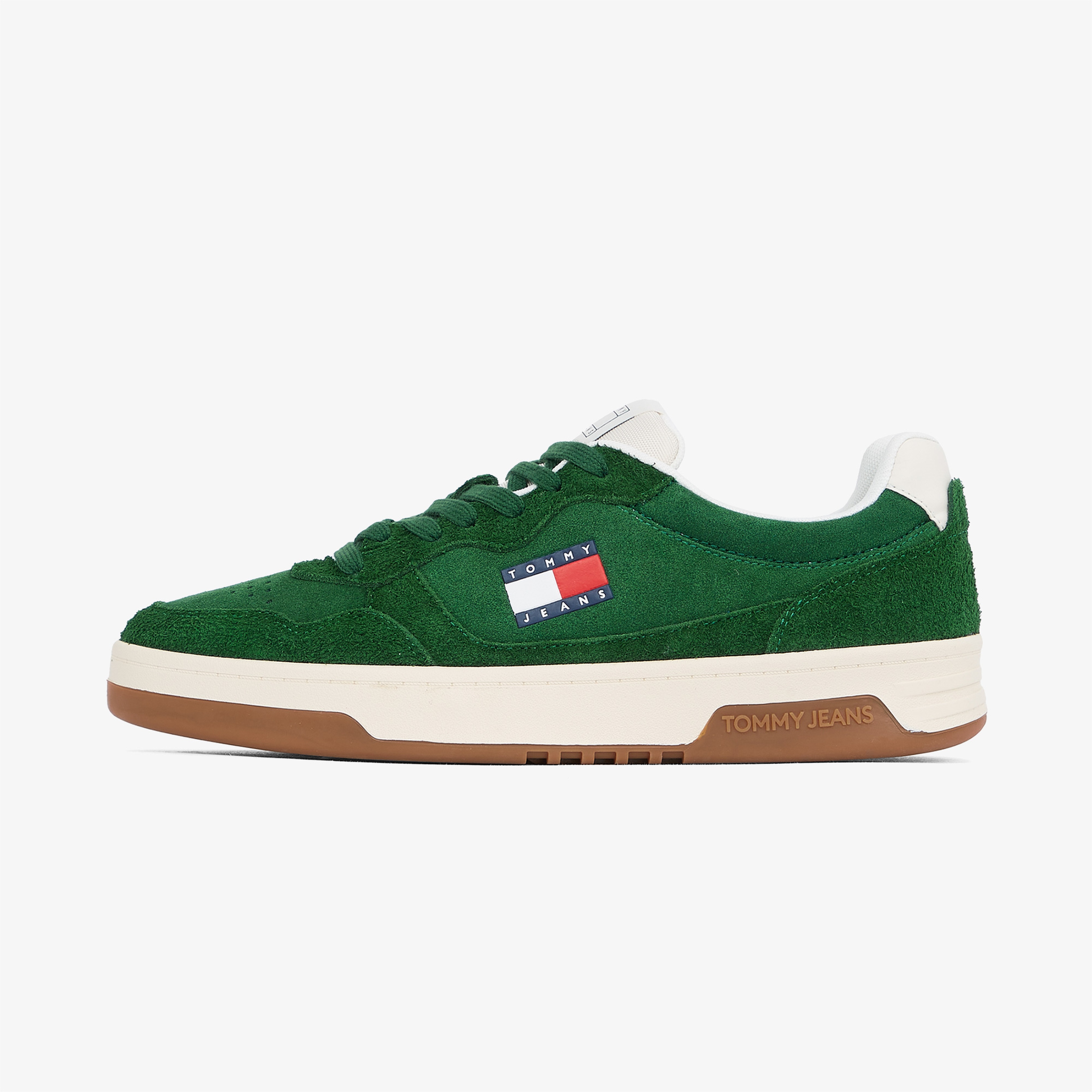 Tommy Hilfiger Cupsole Suede Erkek Yeşil Sneaker