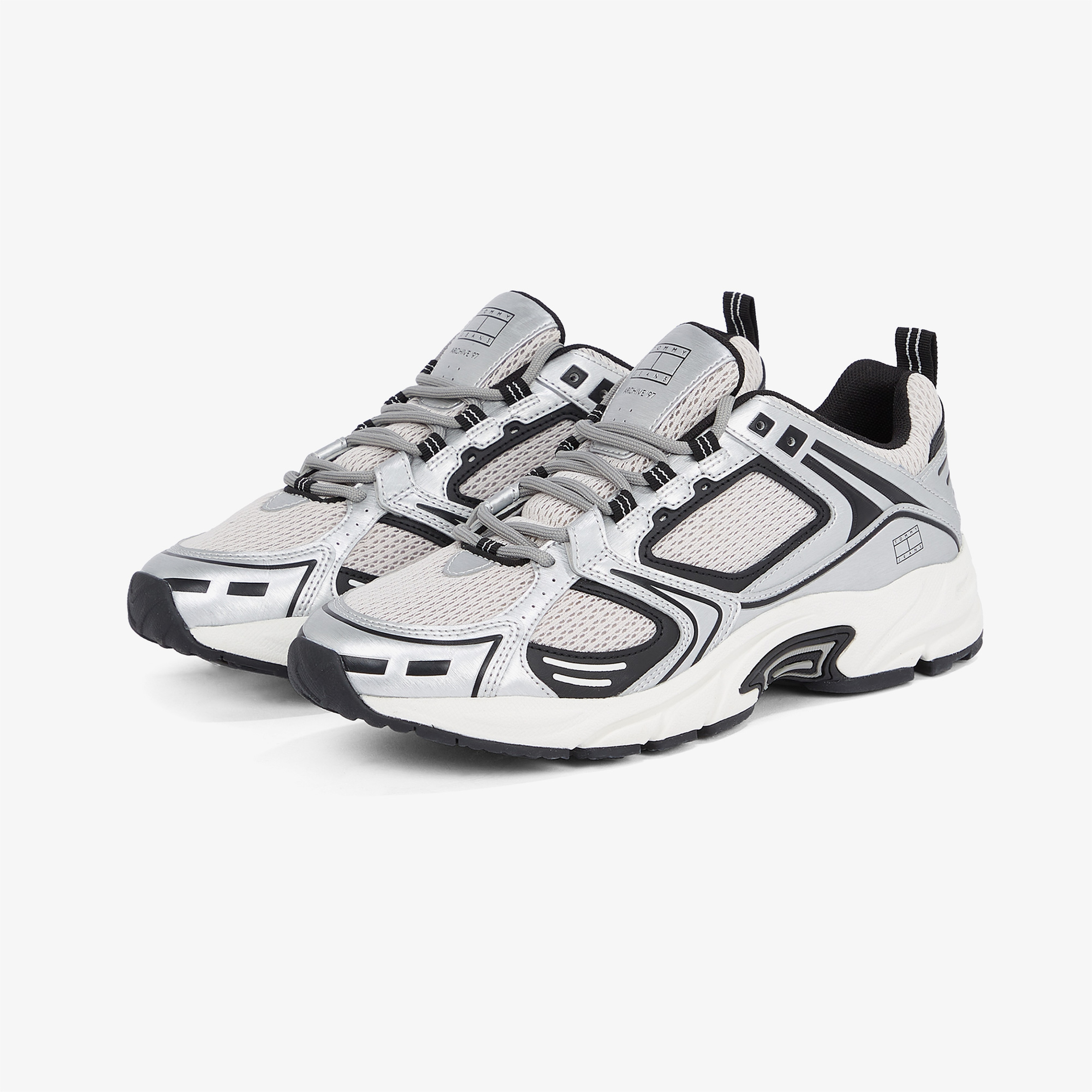 Tommy Hilfiger Archive'97 Metallic Erkek Siyah Sneaker