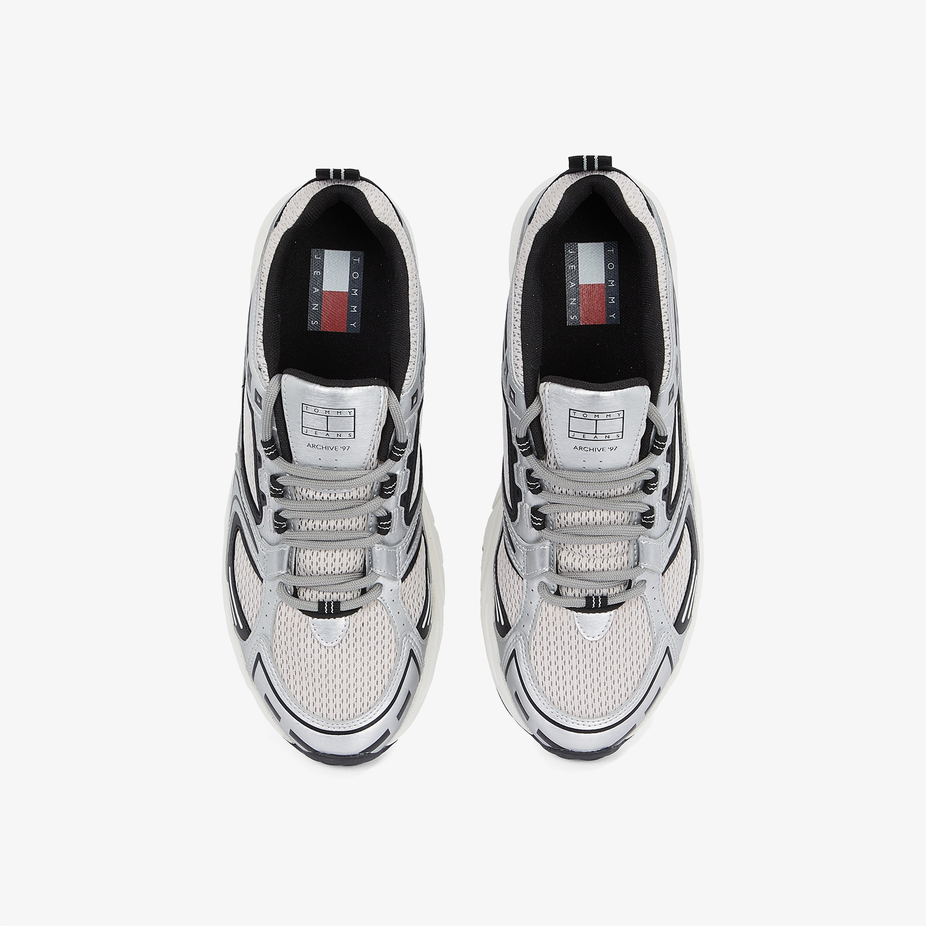Tommy Hilfiger Archive'97 Metallic Erkek Siyah Sneaker