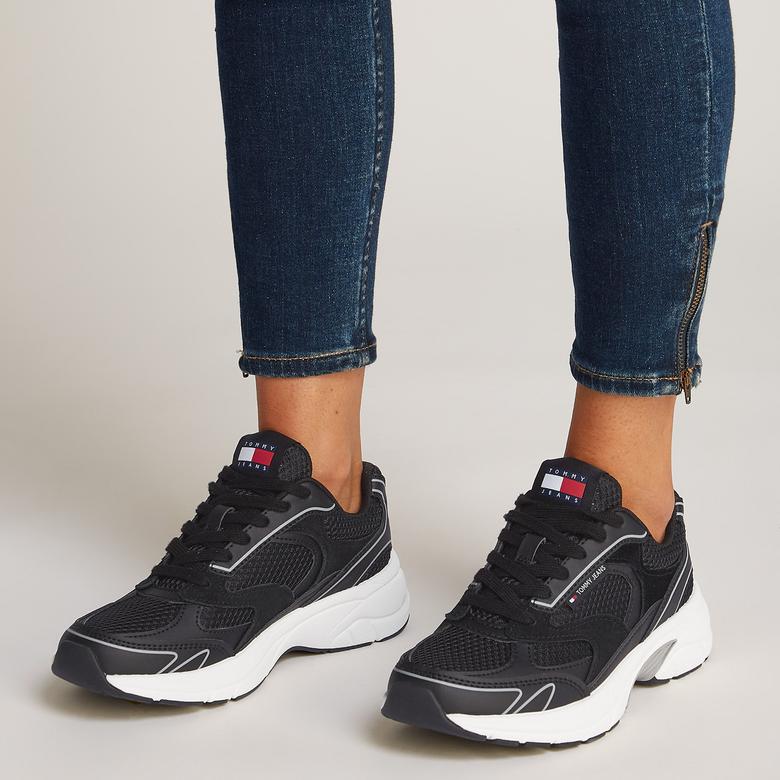 Tommy Hilfiger Kadın Siyah Sneaker