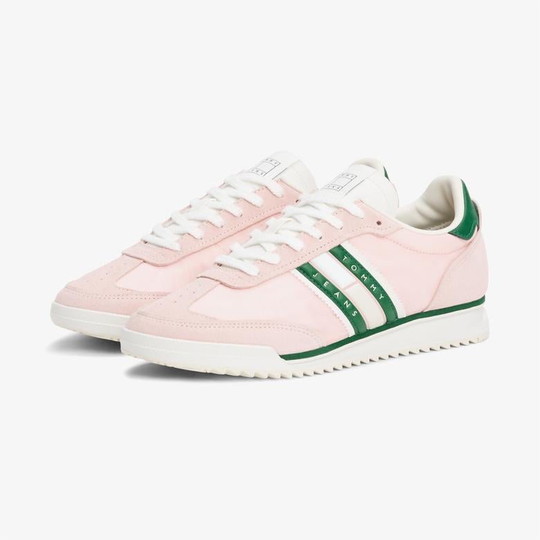 Tommy Hilfiger Retro Runner Cleated Kadın Pembe Sneaker