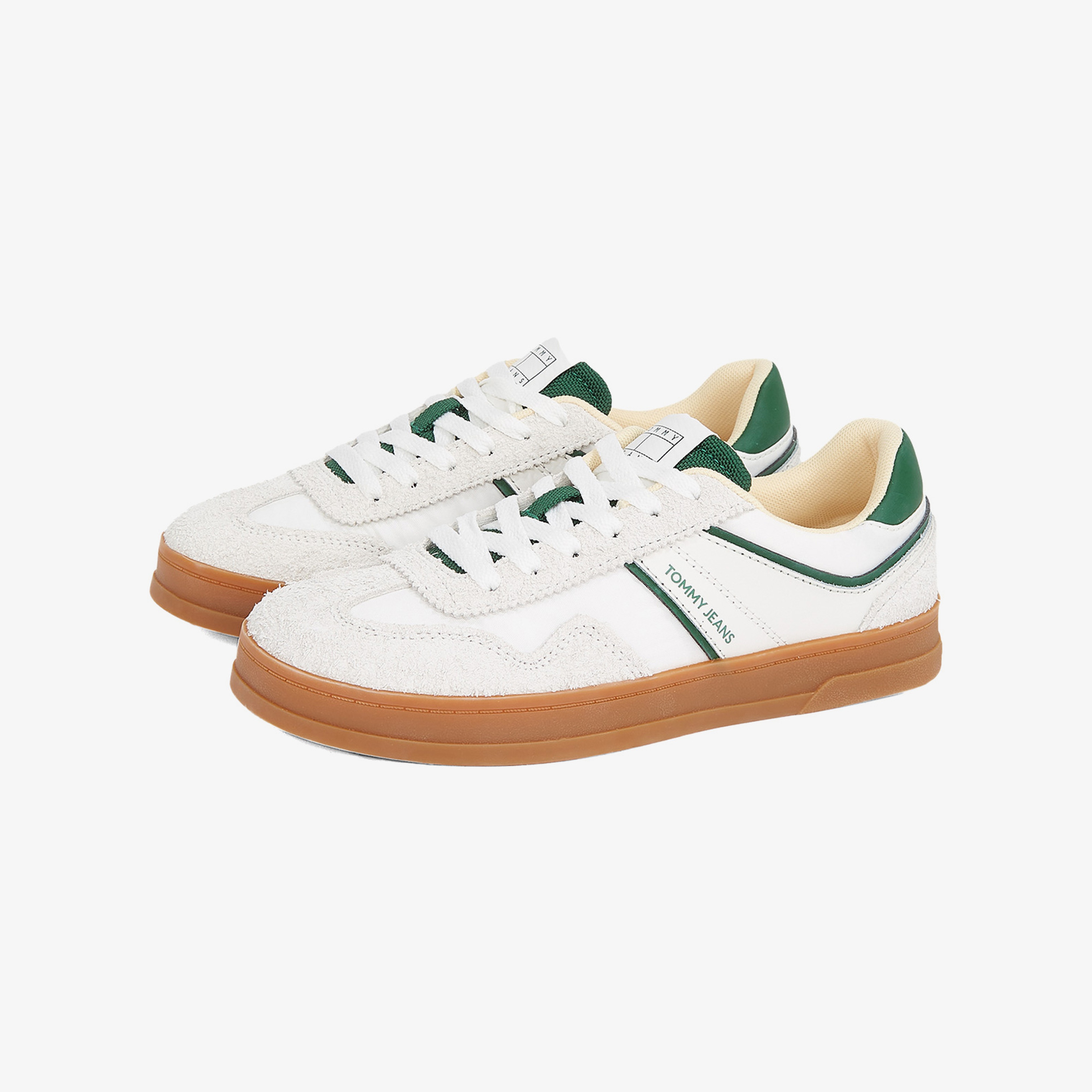 Tommy Hilfiger The Greenwich Mix Media Kadın Beyaz Sneaker