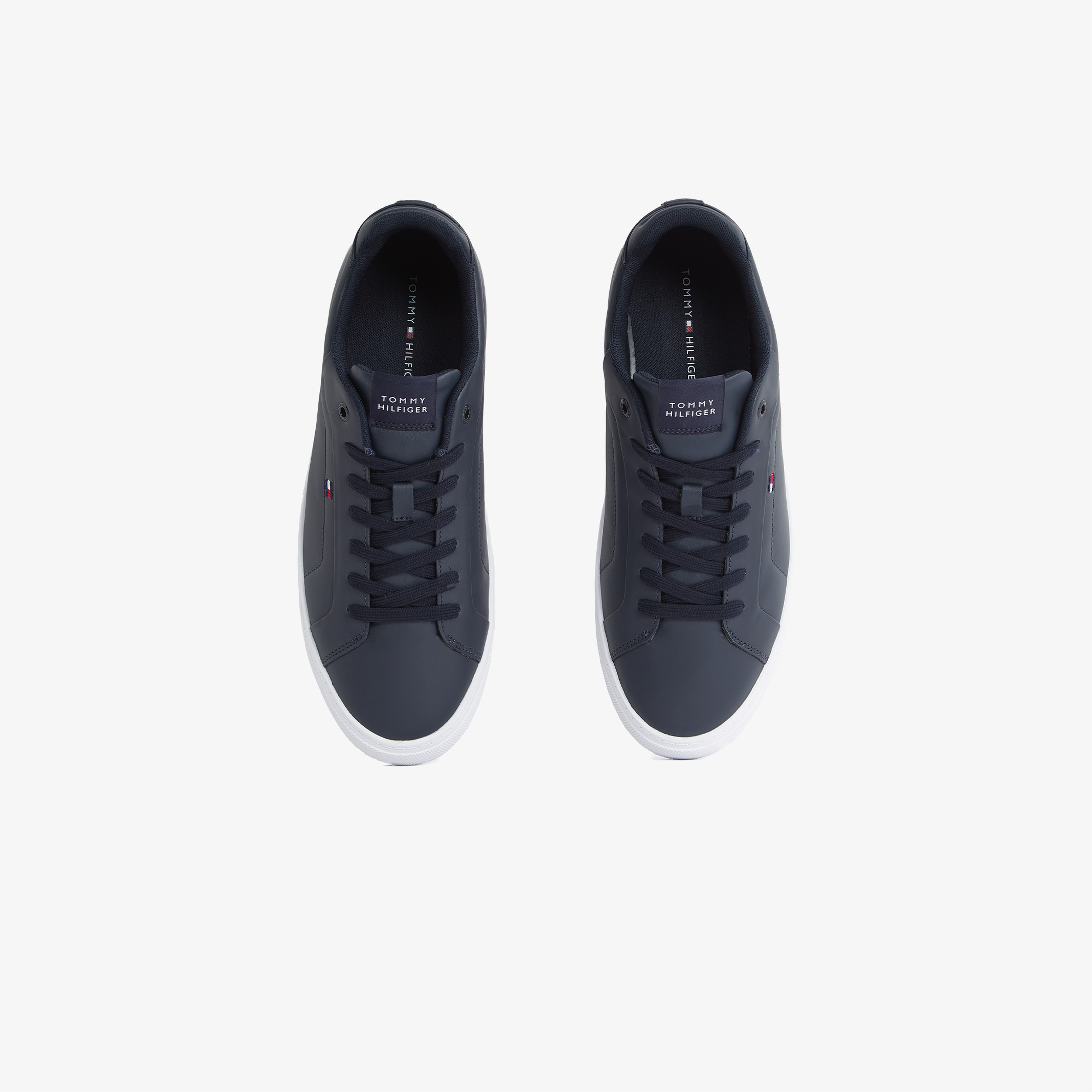 Tommy Hilfiger Icon Court Flag Ess Erkek Mavi Sneaker