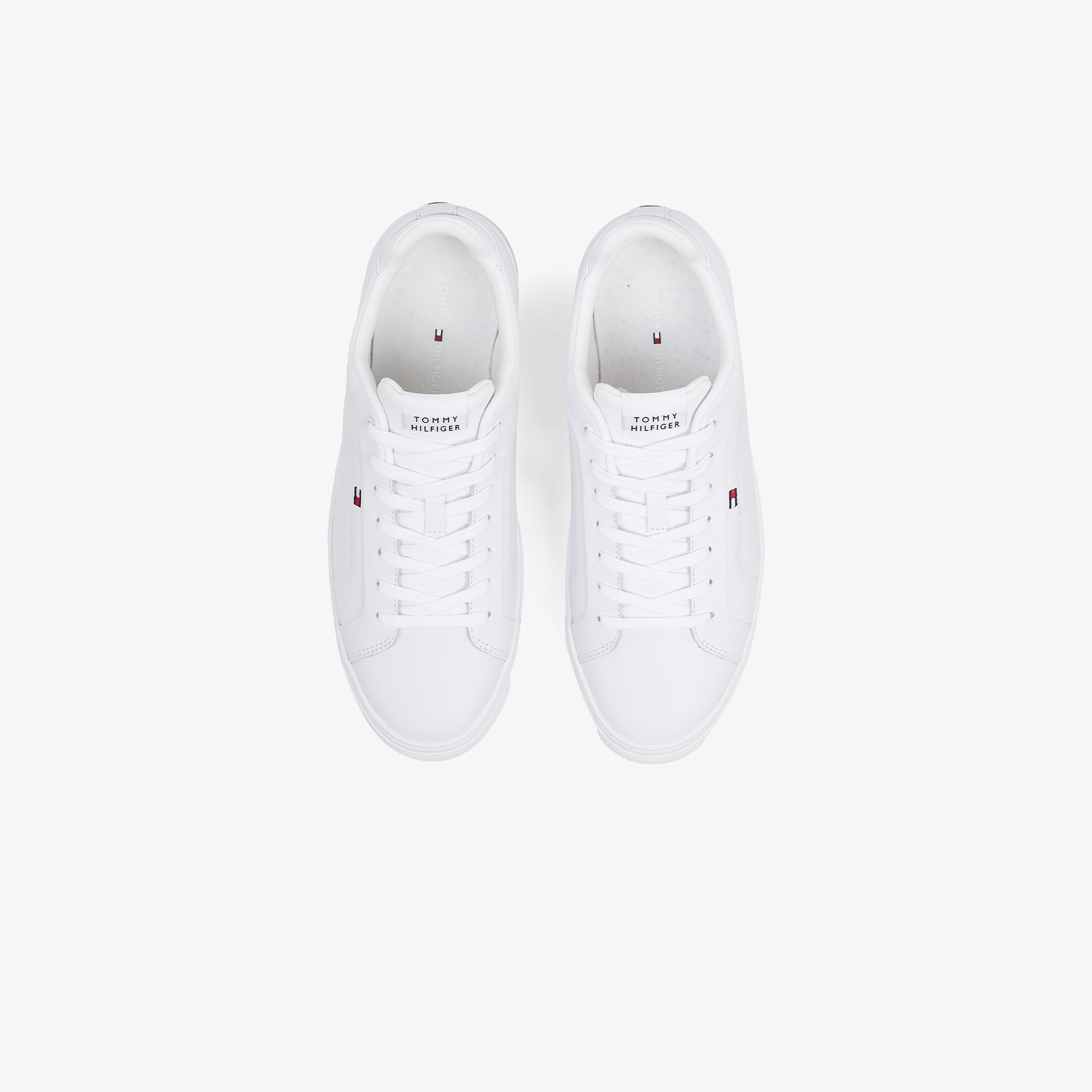 Tommy Hilfiger Icon Court Flag Erkek Beyaz Sneaker