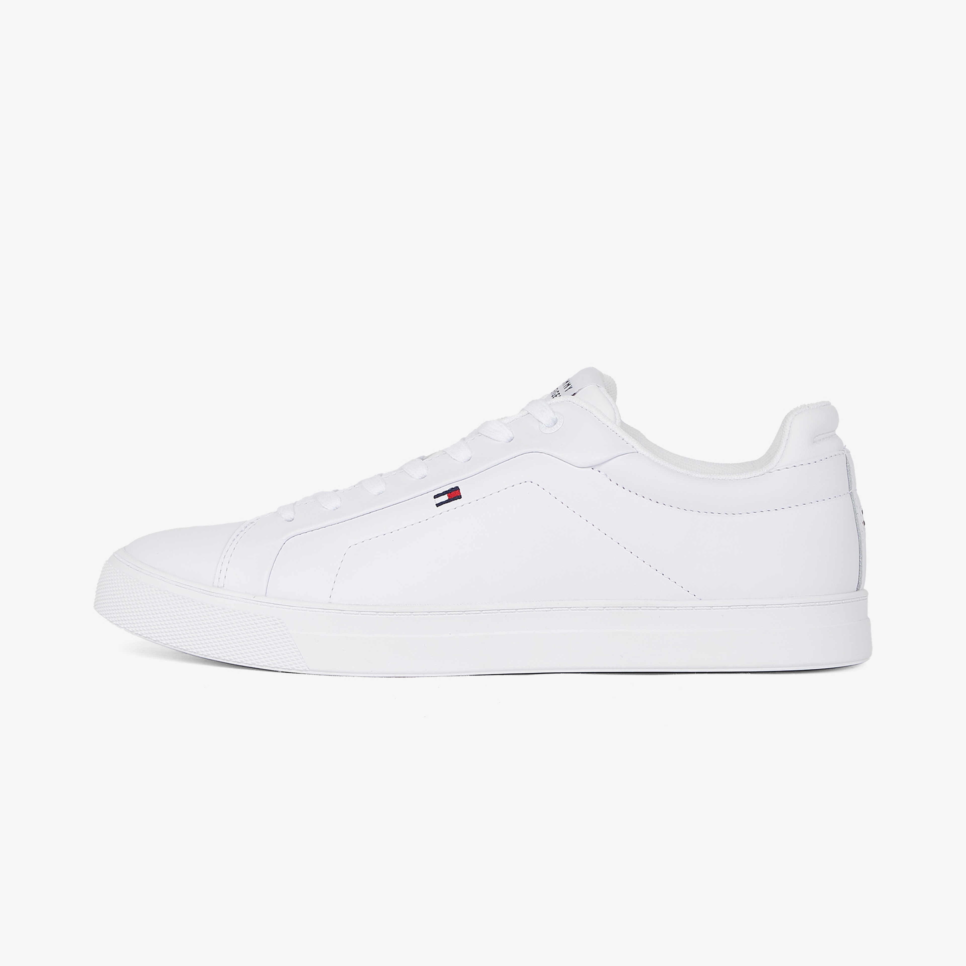 Tommy Hilfiger Icon Court Flag Erkek Beyaz Sneaker
