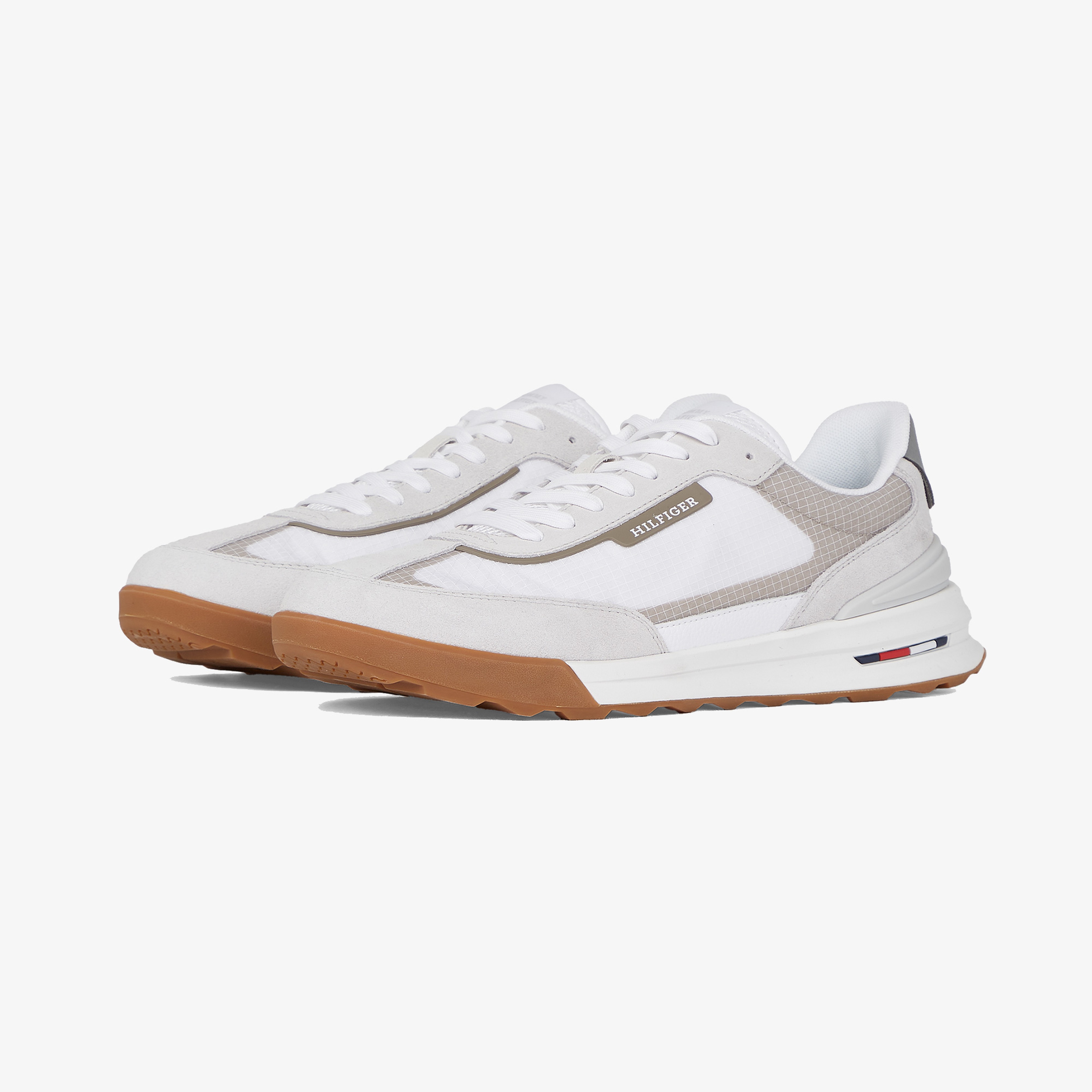 Tommy Hilfiger Retro Runner Seasonal Erkek Beyaz Sneaker