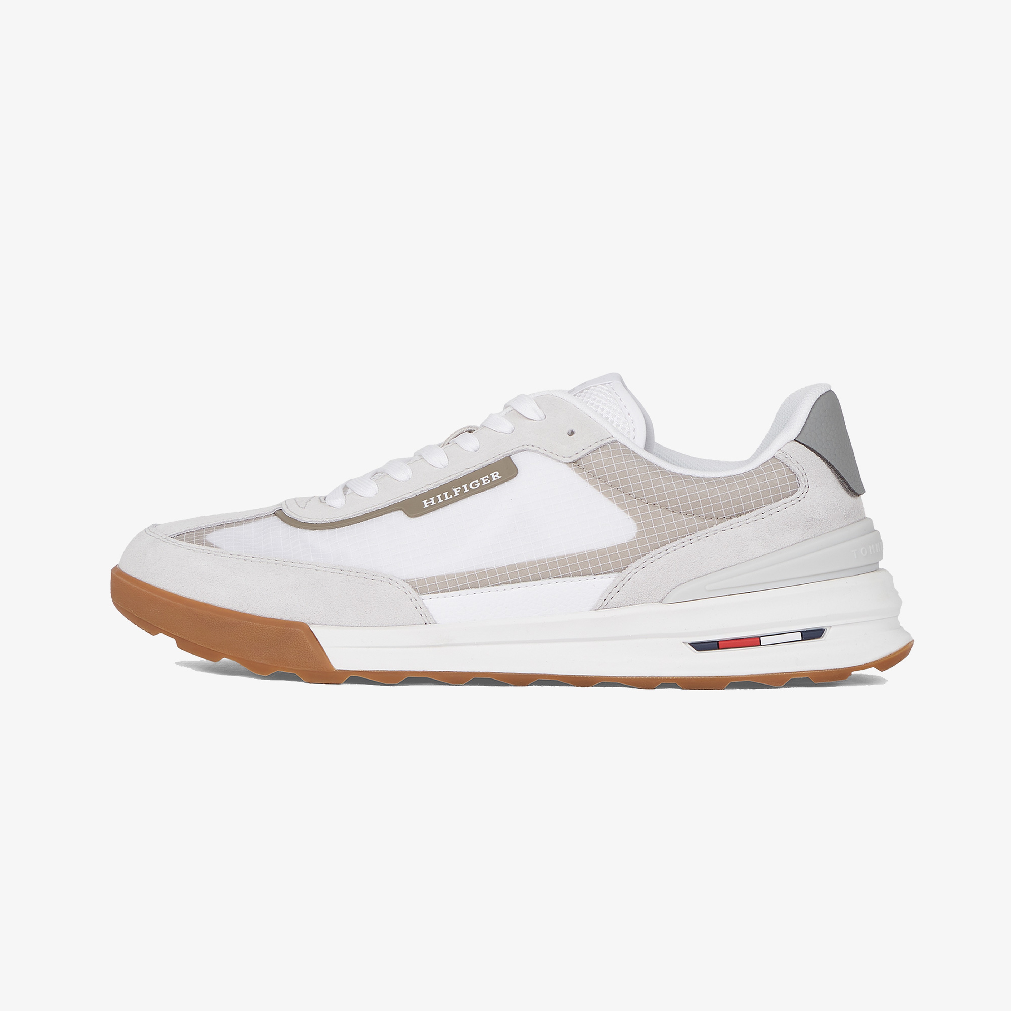 Tommy Hilfiger Retro Runner Seasonal Erkek Beyaz Sneaker