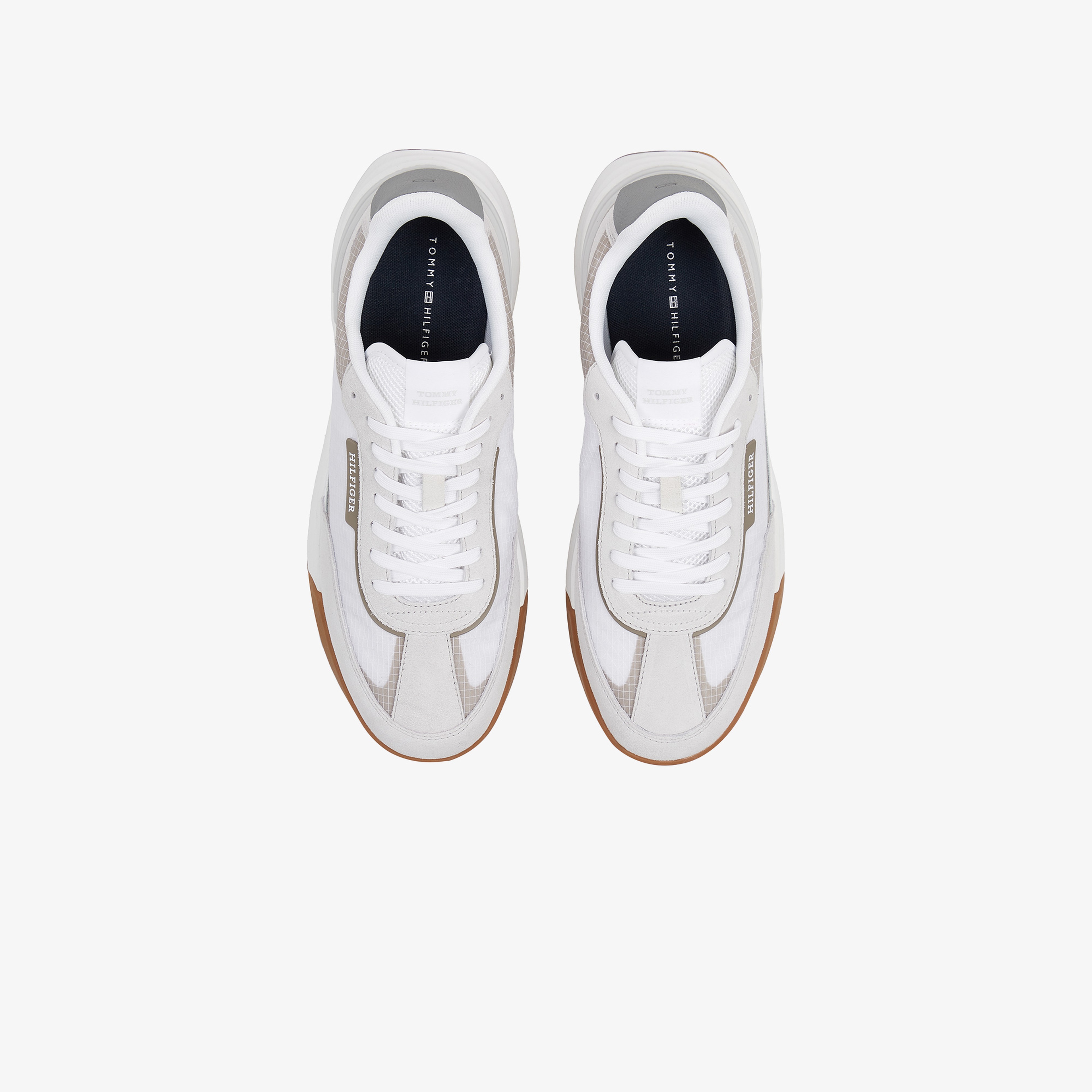 Tommy Hilfiger Retro Runner Seasonal Erkek Beyaz Sneaker