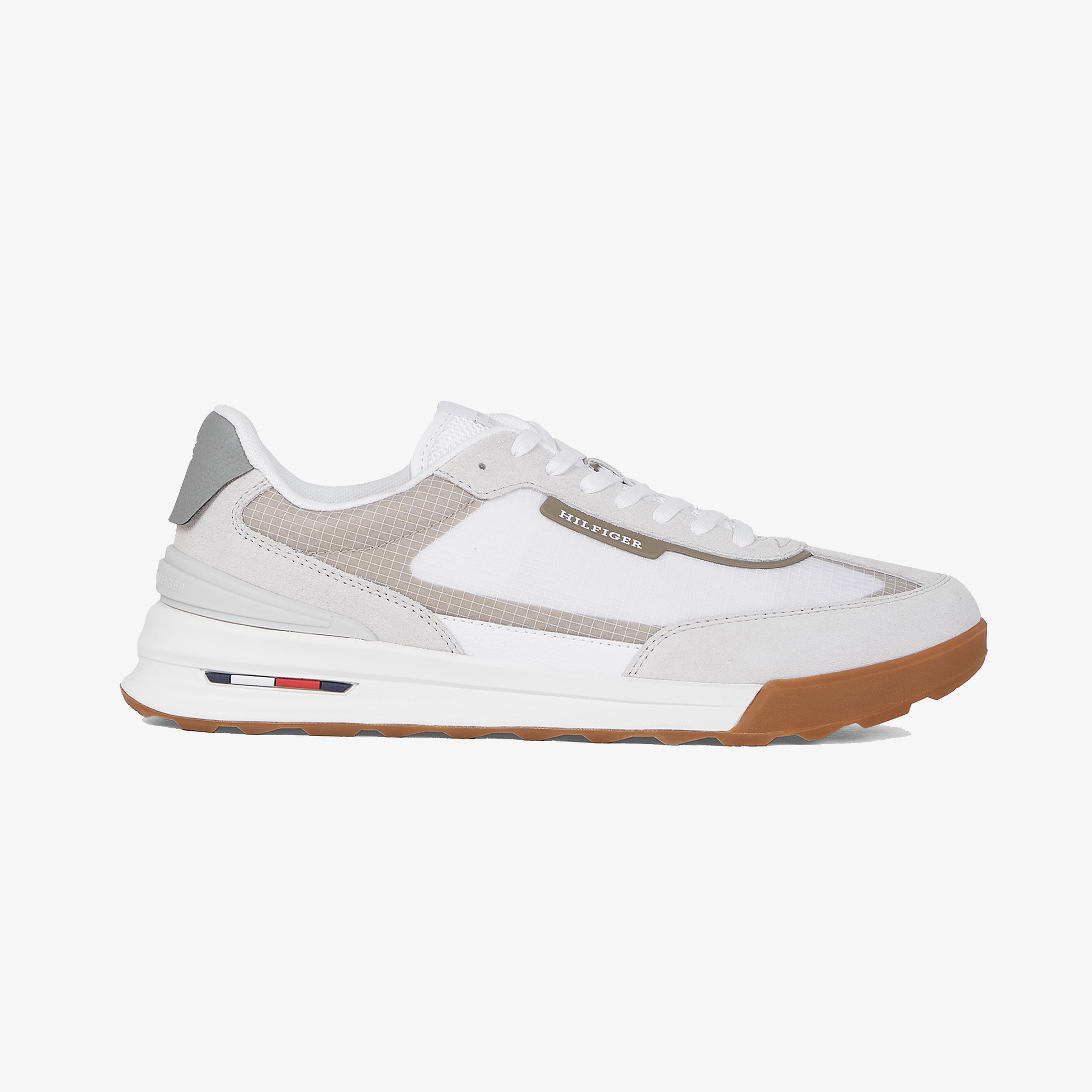 Tommy Hilfiger Retro Runner Seasonal Erkek Beyaz Sneaker
