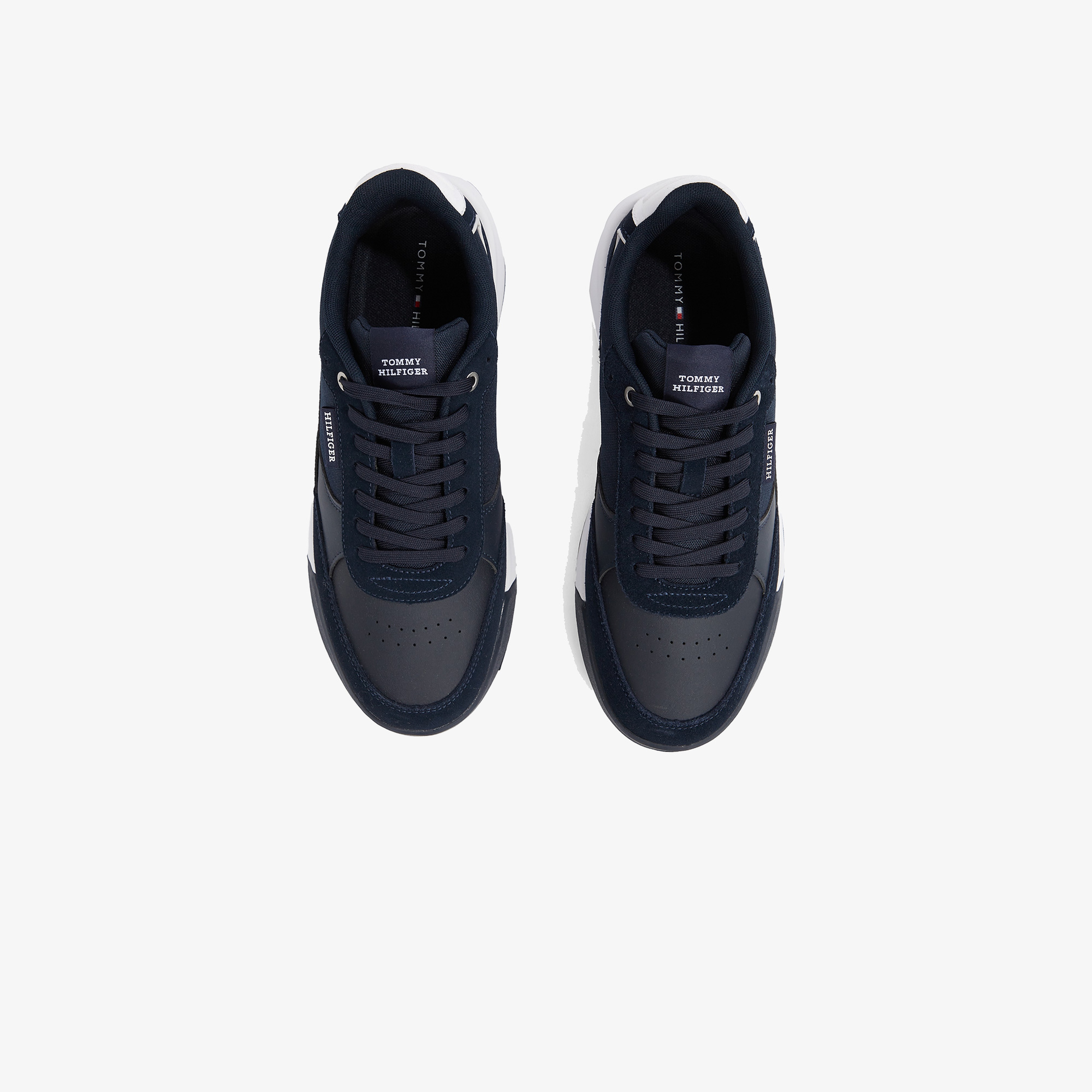 Tommy Hilfiger Retro Runner Mix Rwb Erkek Lacivert Sneaker