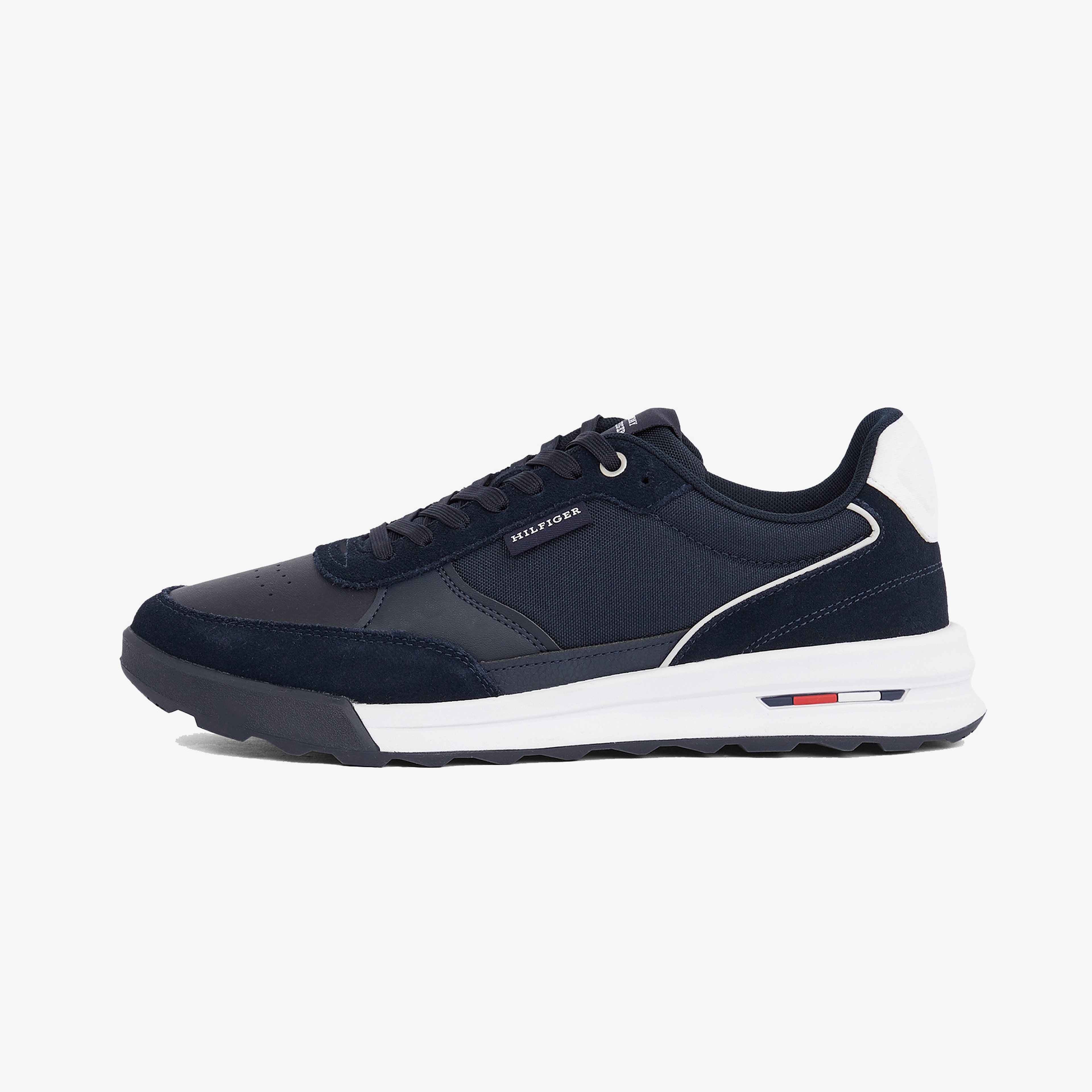Tommy Hilfiger Retro Runner Mix Rwb Erkek Lacivert Sneaker