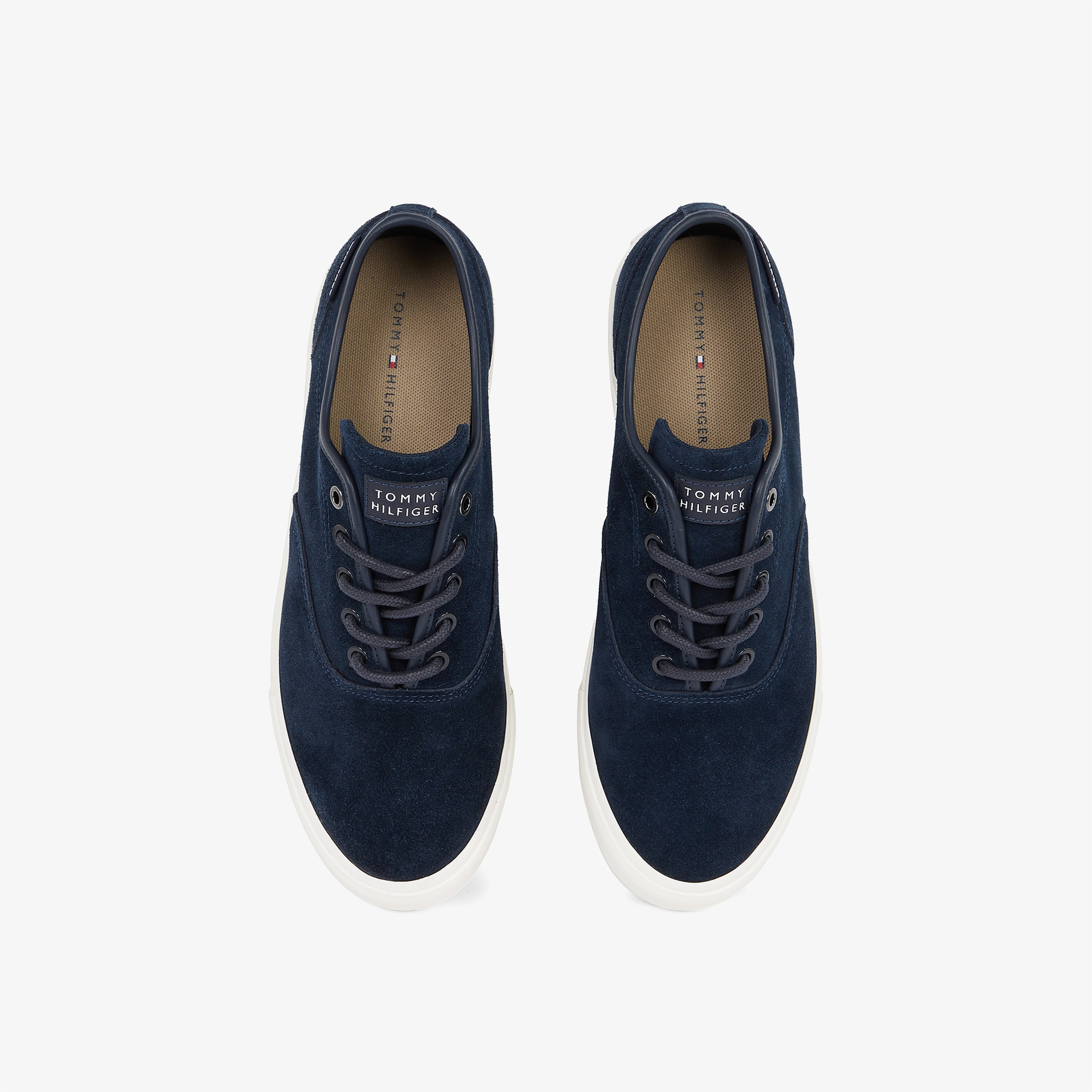 Tommy Hilfiger Low Oxford Suede Erkek Mavi Sneaker