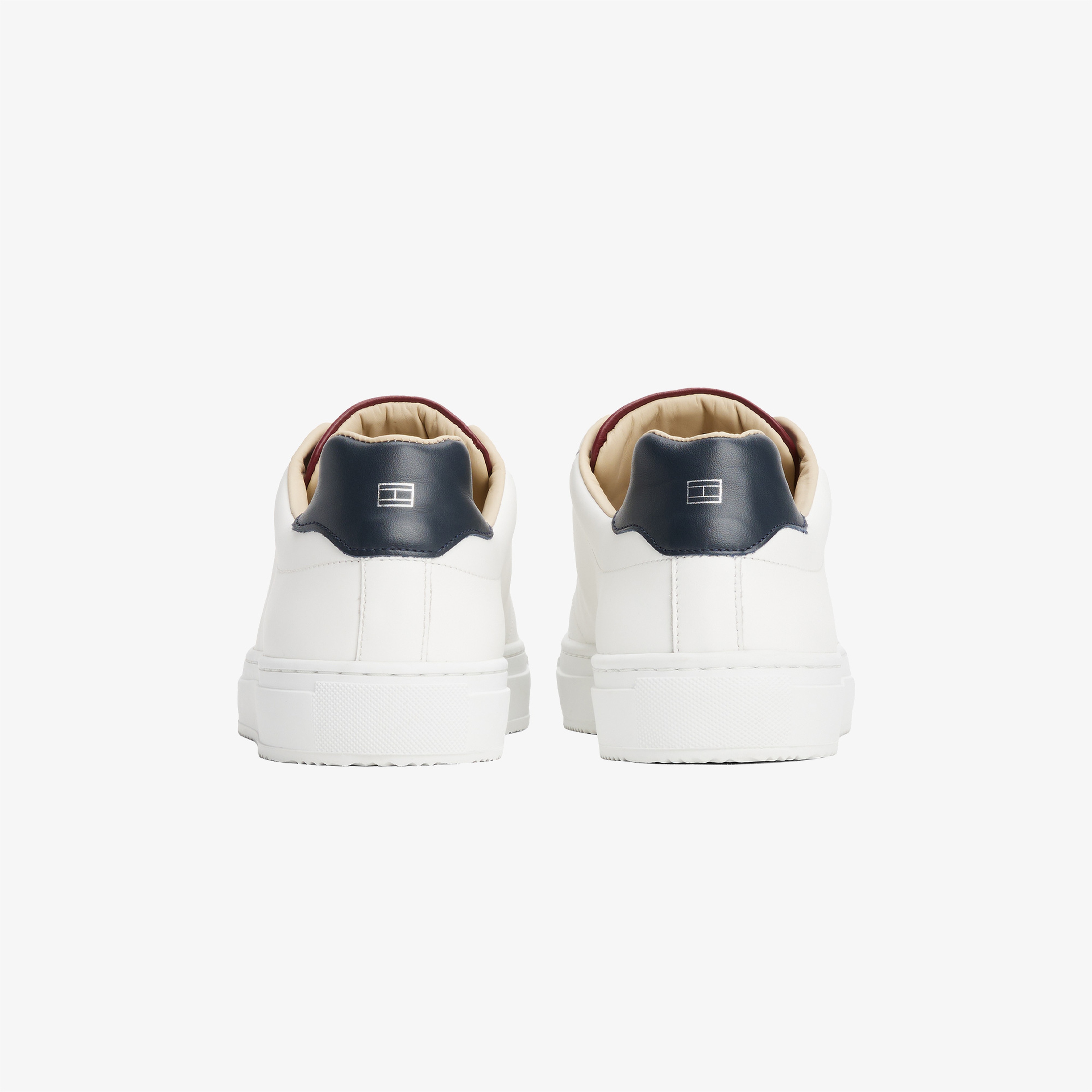 Tommy Hilfiger Premium Cupsole Leather Erkek Beyaz Sneaker