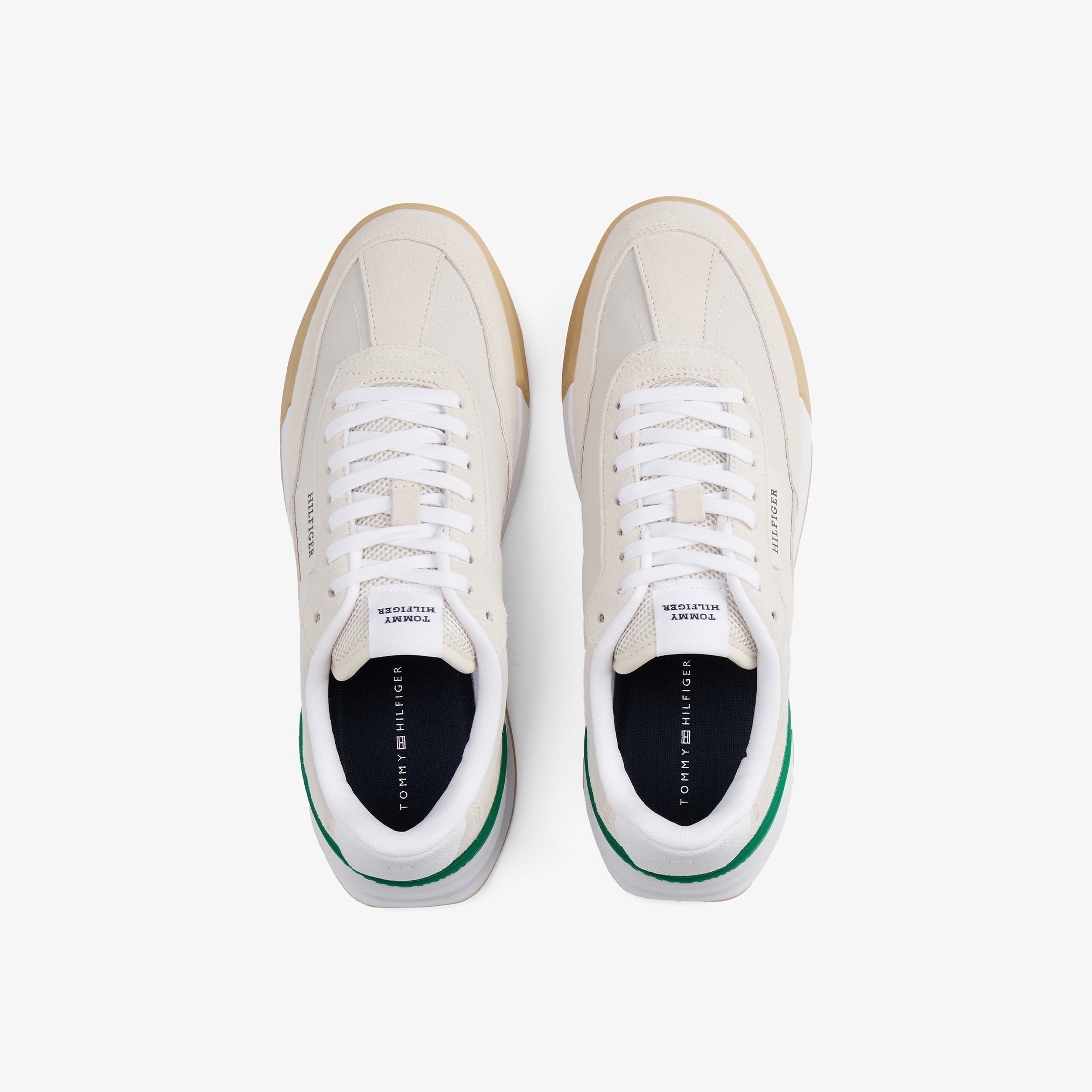 Tommy Hilfiger Retro Runner Seasonal Erkek Bej Sneaker