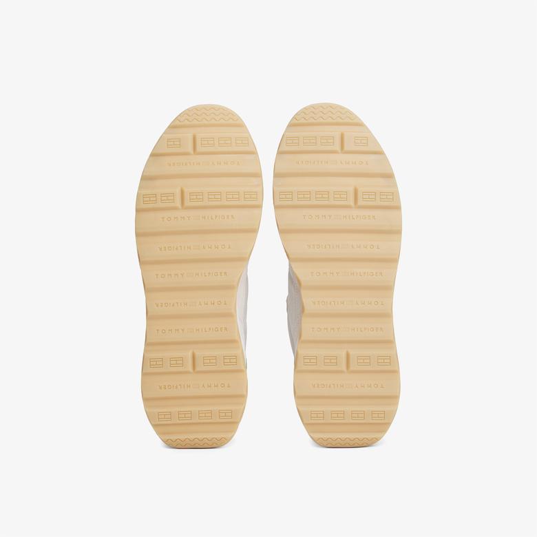 Tommy Hilfiger Retro Runner Seasonal Erkek Bej Sneaker