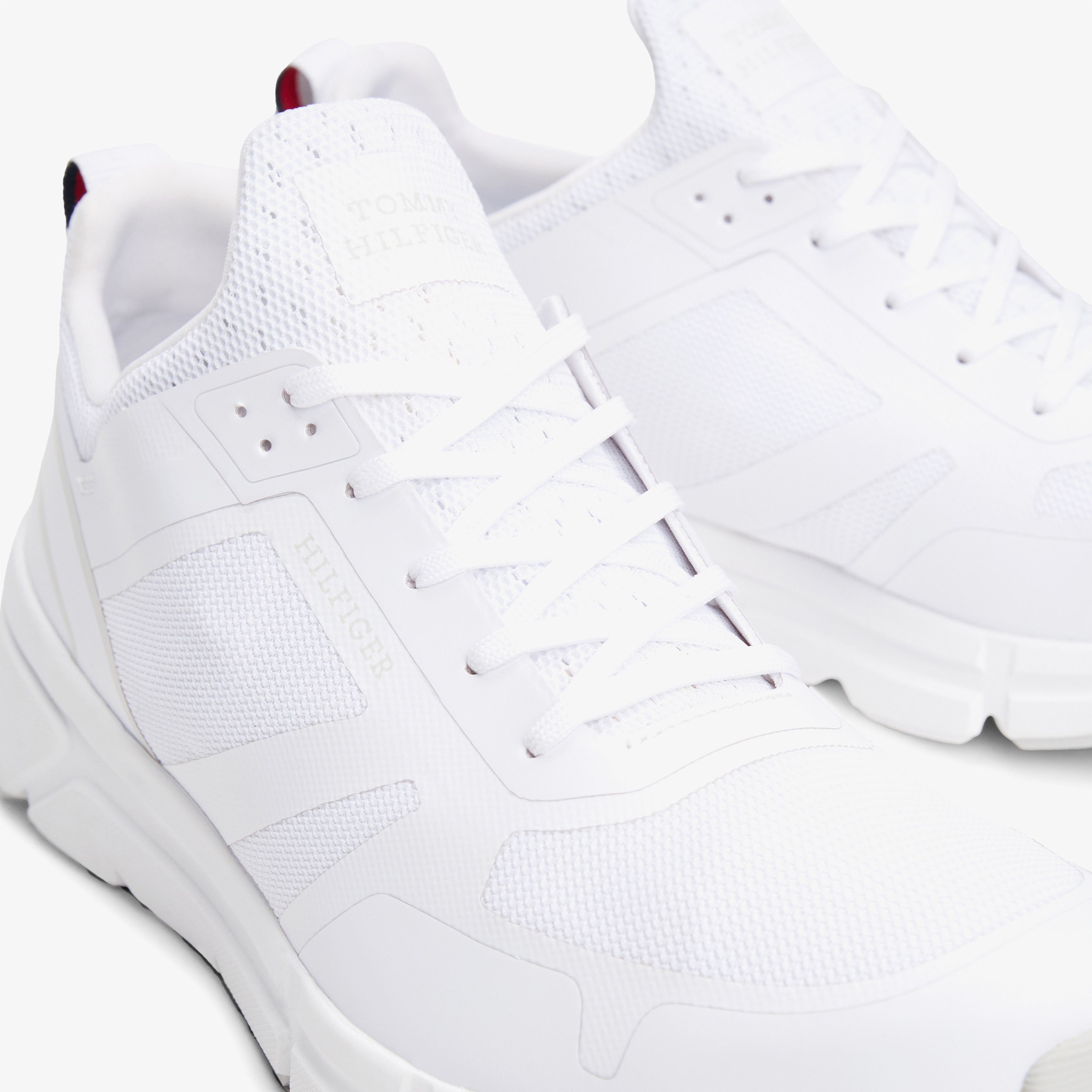 Tommy Hilfiger Modern Comfort Run Mix Erkek Beyaz Sneaker