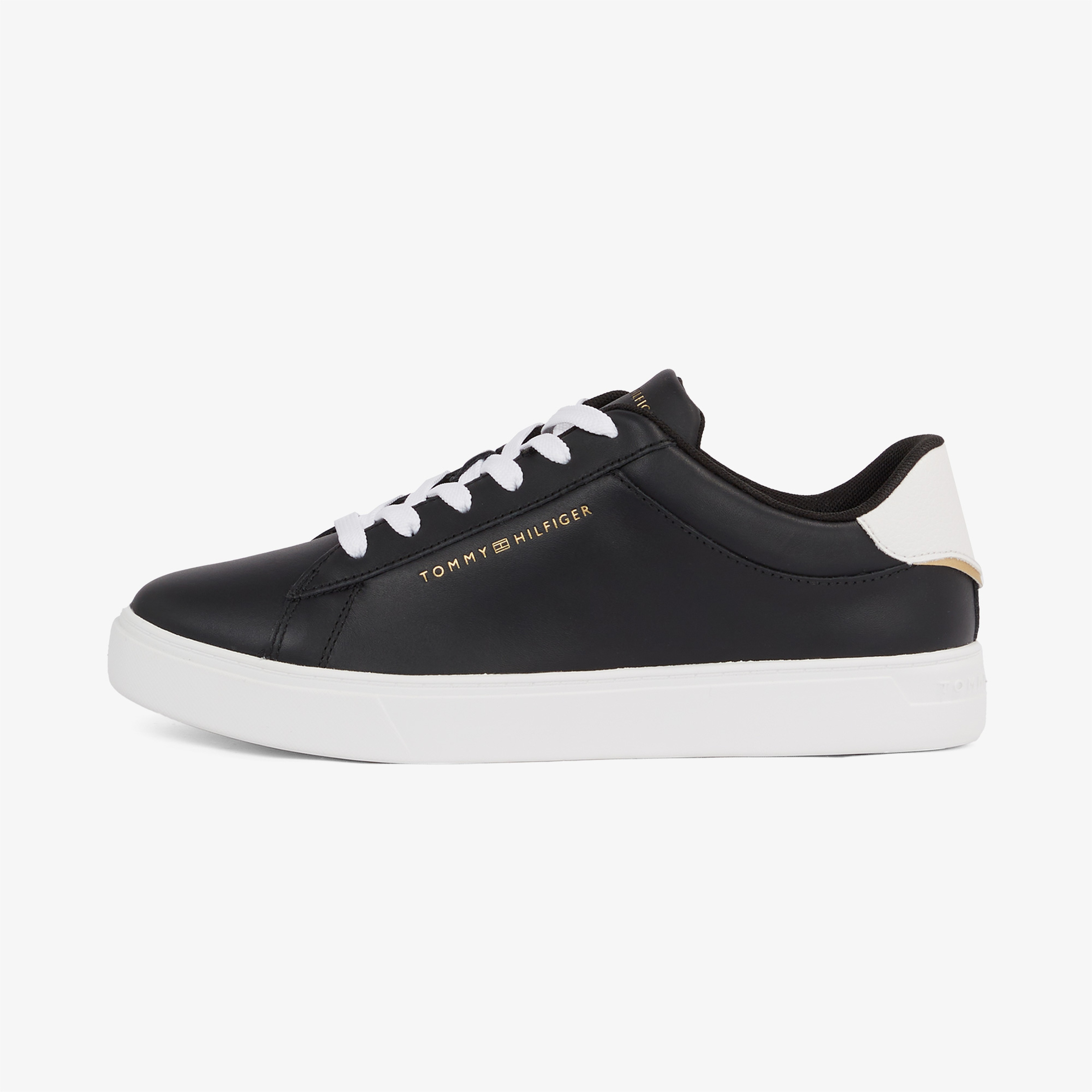 Tommy Hilfiger Essential Court Kadın Siyah Sneaker