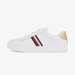 Tommy Hilfiger Essential Court Strps Kadın Beyaz Sneaker
