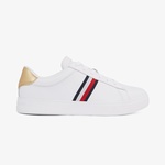 Tommy Hilfiger Essential Court Strps Kadın Beyaz Sneaker