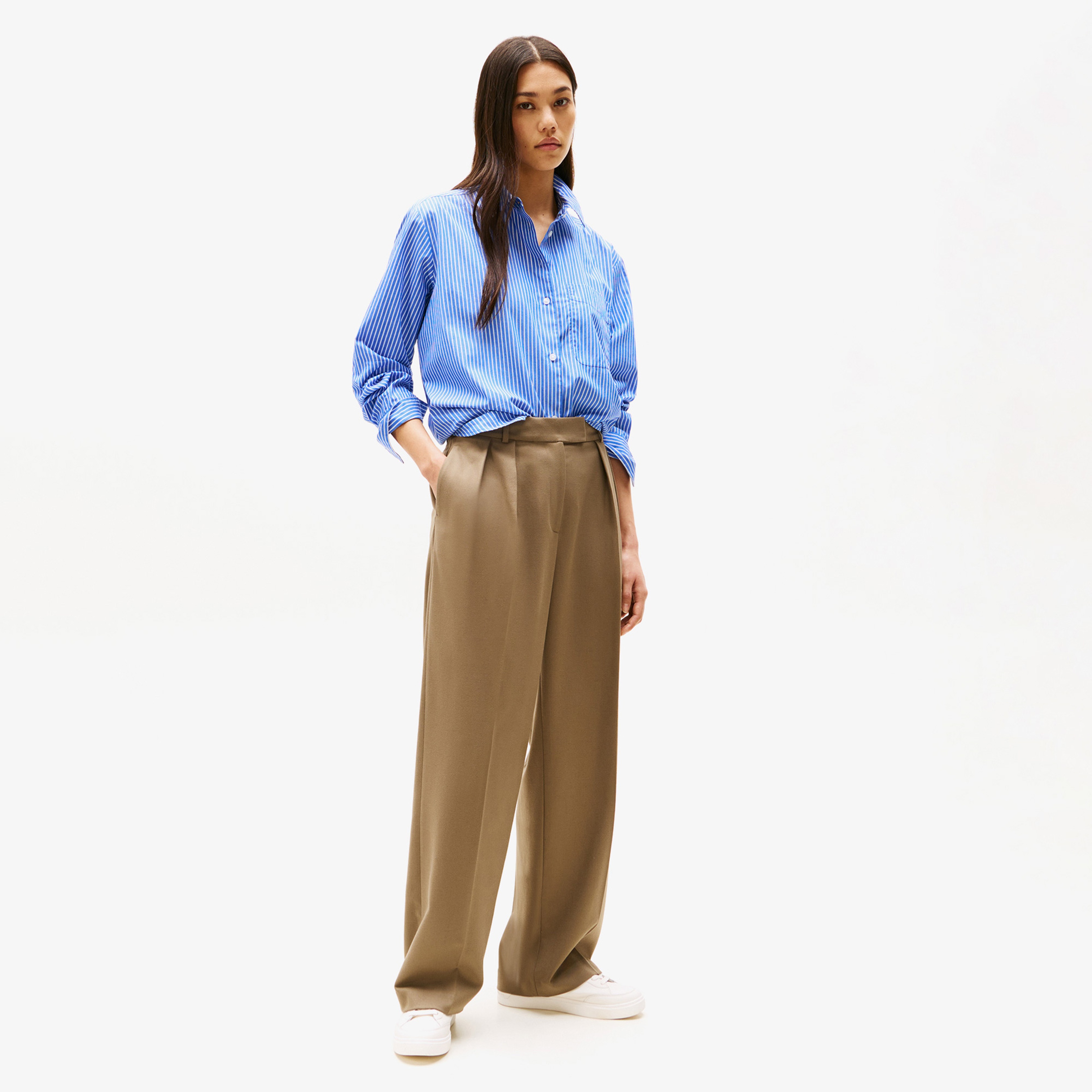 Tommy Hilfiger Essential Chic Court Kadın Beyaz Sneaker