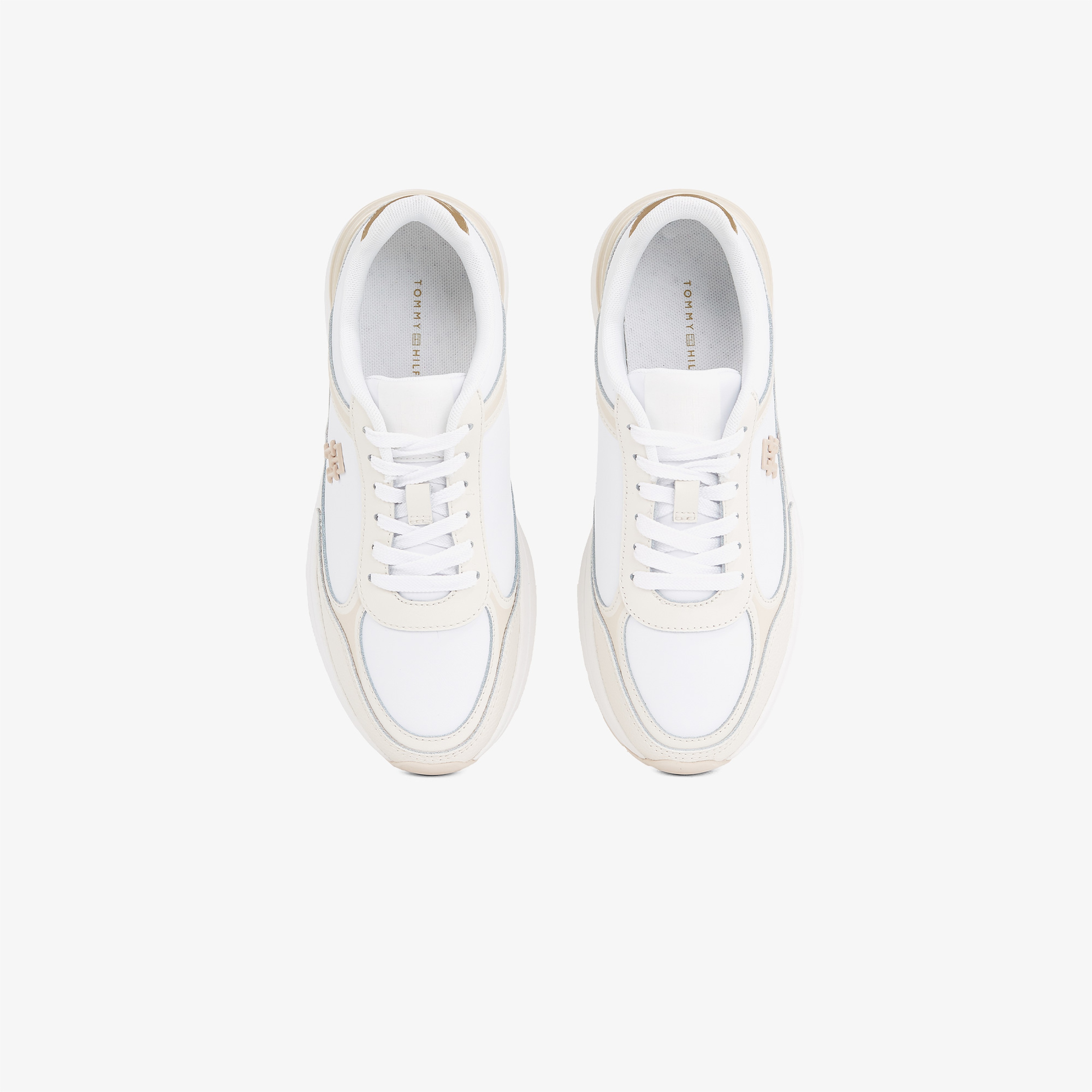 Tommy Hilfiger Casual Fashion Runner Lthr Kadın Beyaz Sneaker