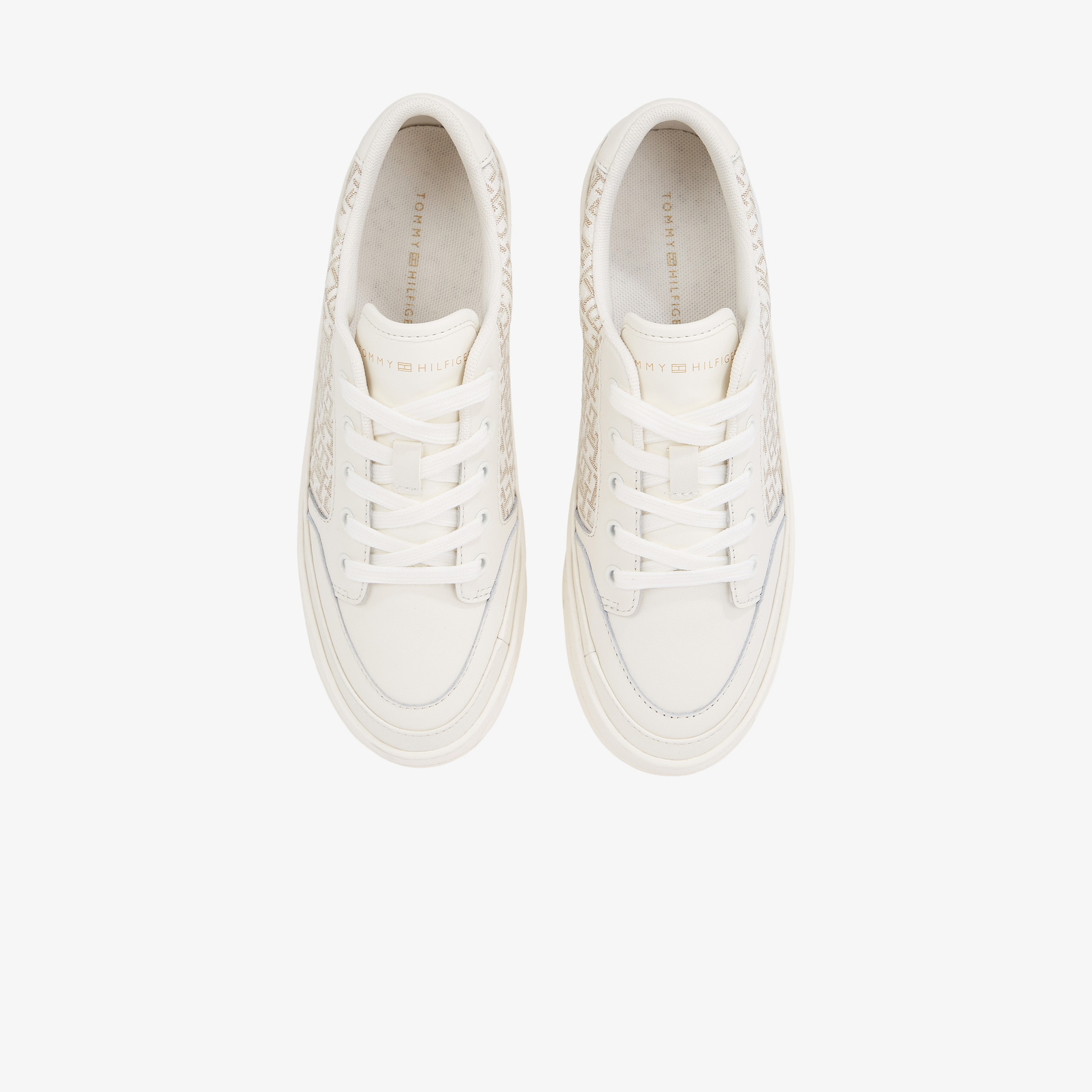 Tommy Hilfiger Kadın Krem Sneaker