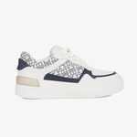 Tommy Hilfiger Lux Court Monogram Kadın Beyaz Sneaker