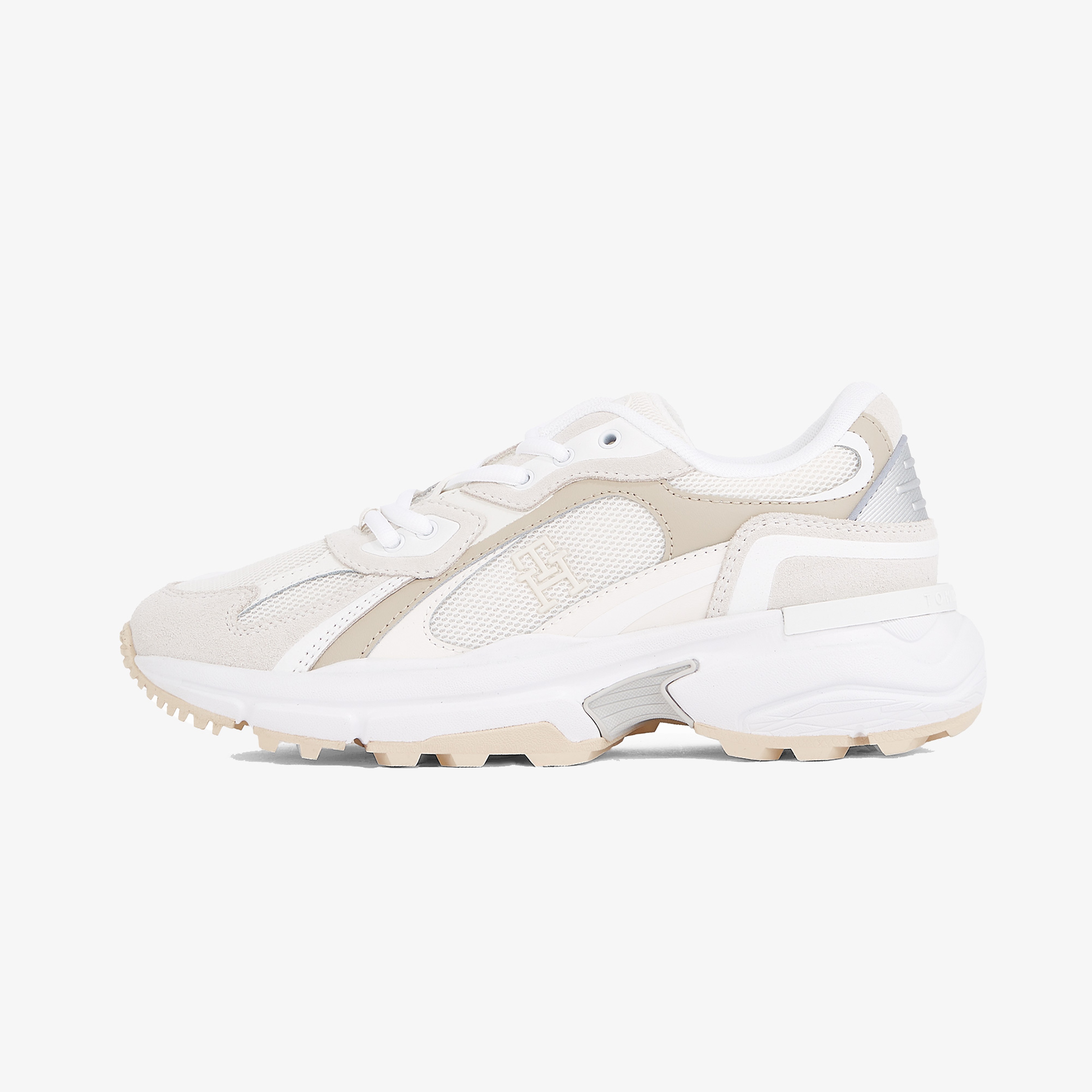 Tommy Hilfiger Modern Rugged Runner Kadın Bej Sneaker