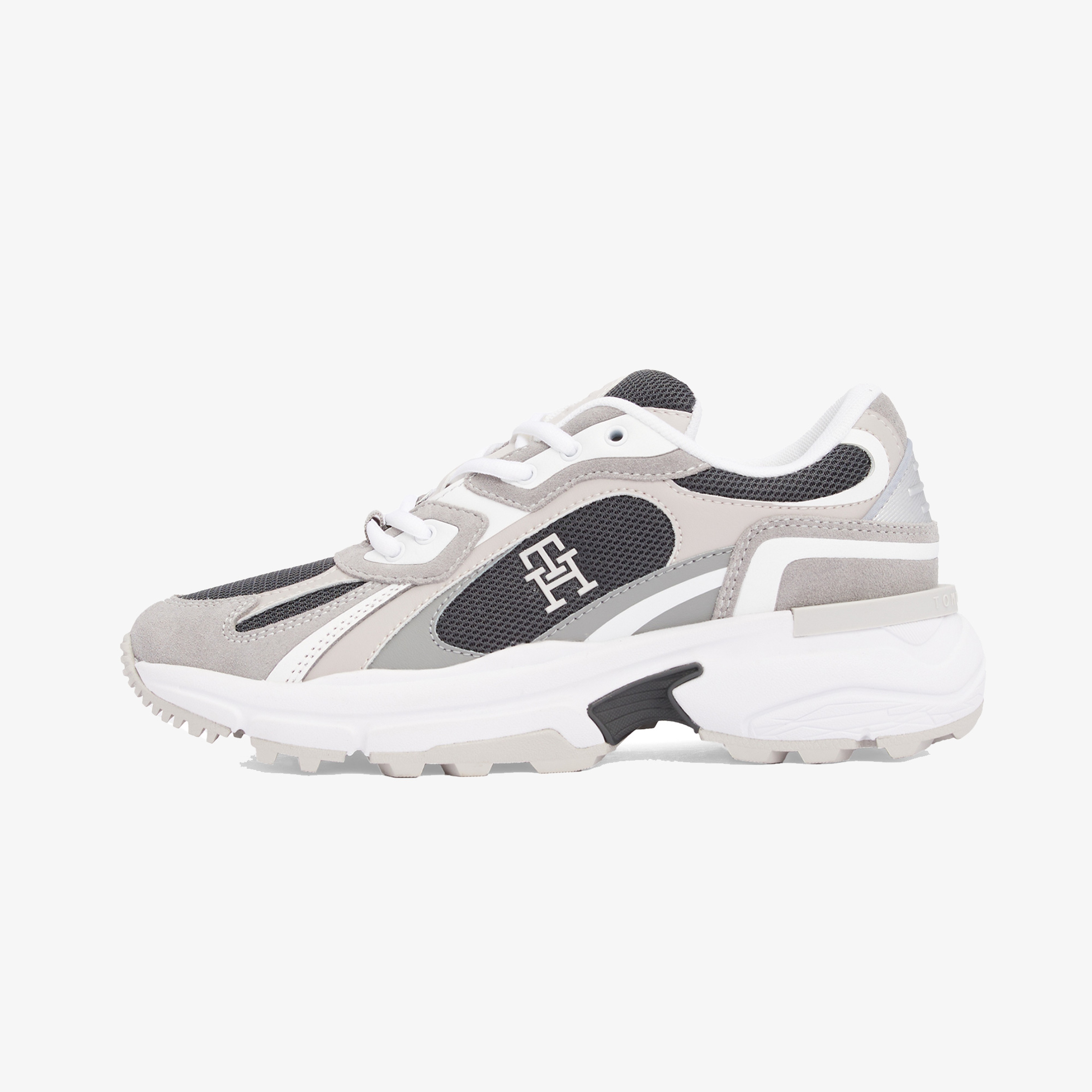 Tommy Hilfiger Modern Rugged Runner Kadın Gri Sneaker