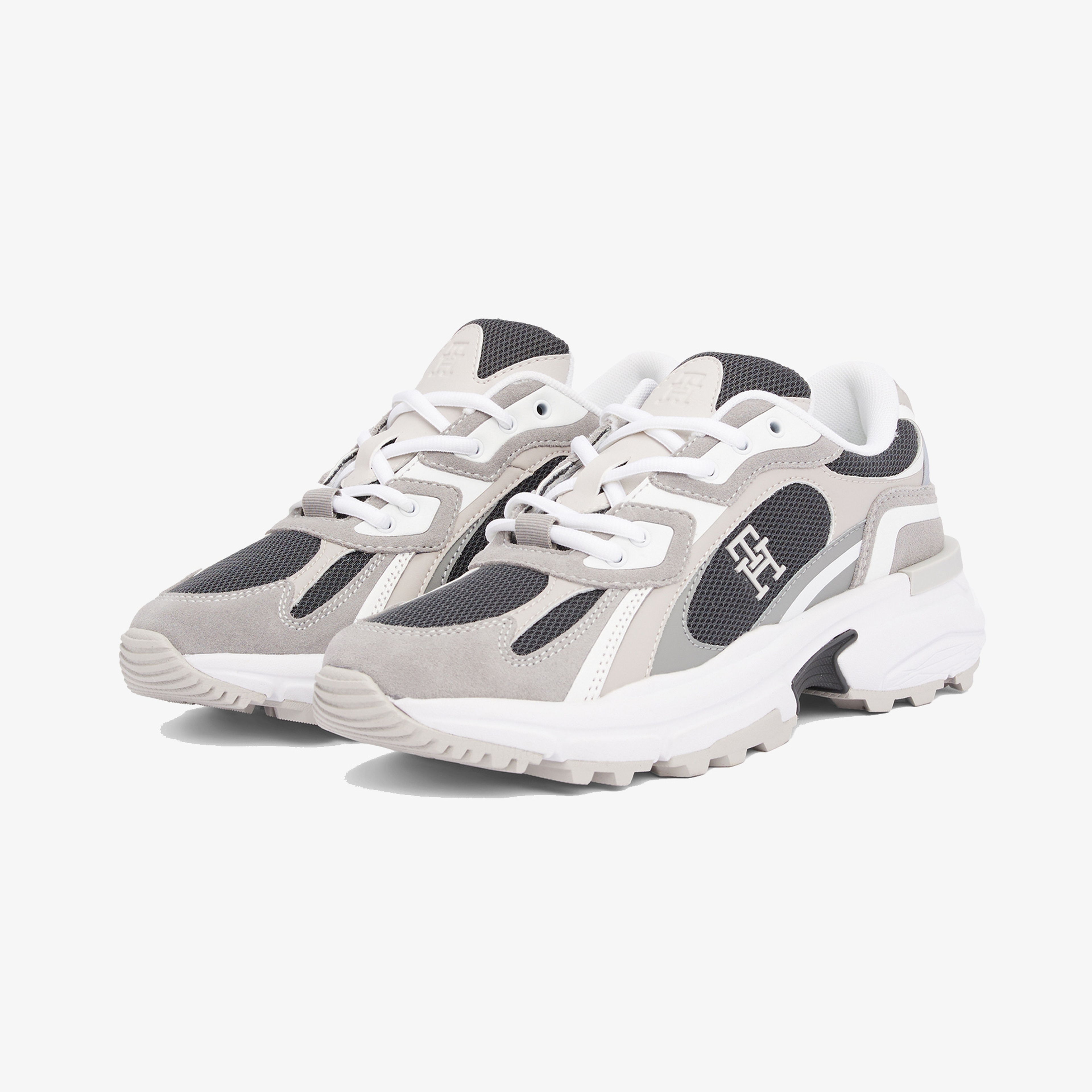 Tommy Hilfiger Modern Rugged Runner Kadın Gri Sneaker