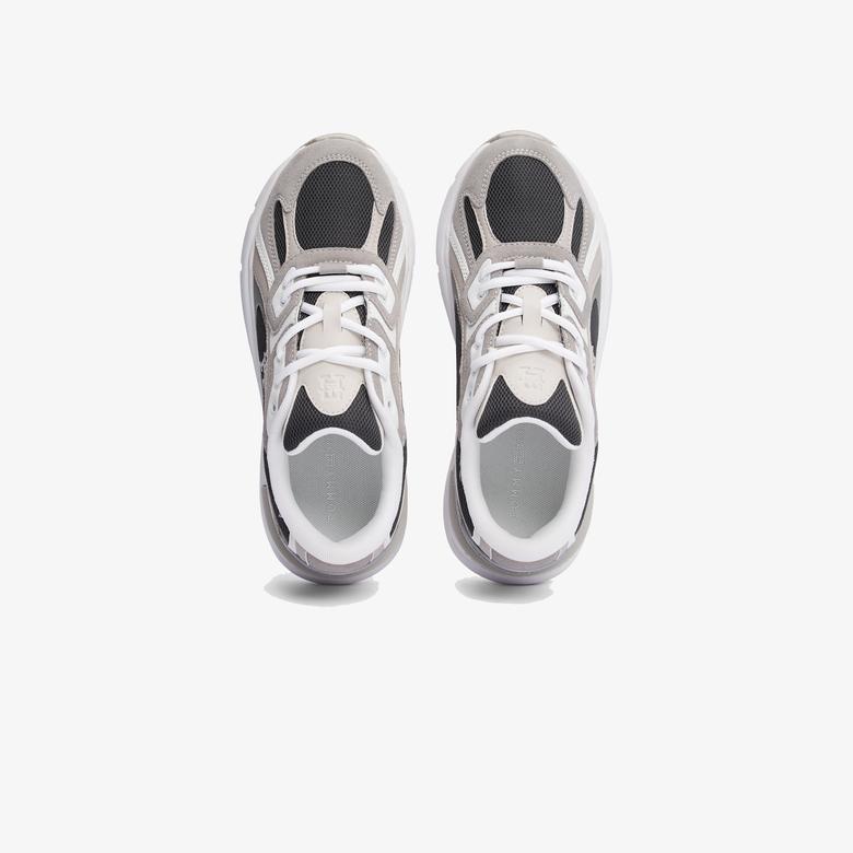Tommy Hilfiger Modern Rugged Runner Kadın Gri Sneaker