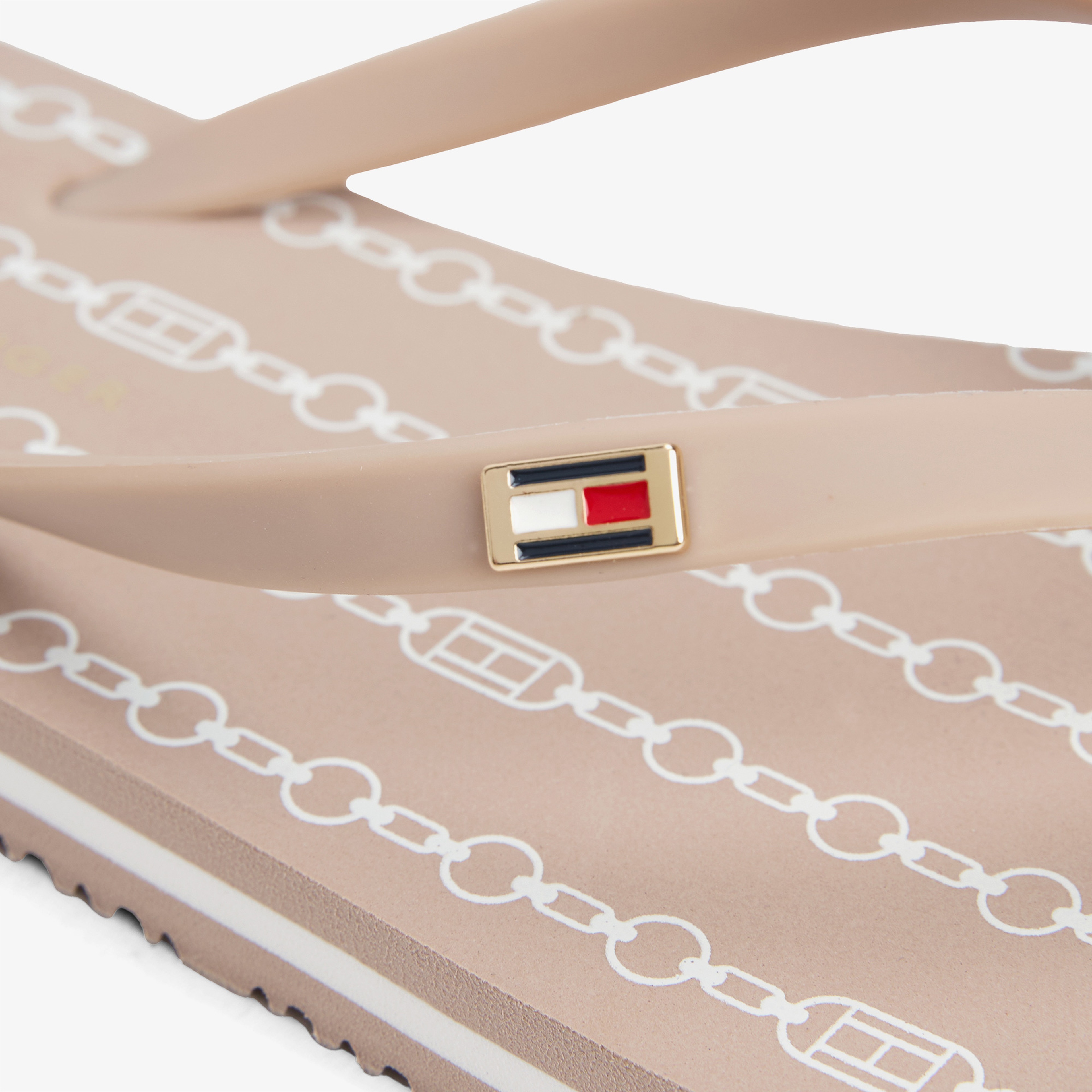 Tommy Hilfiger Strap Beach Kadın Bej Terlik