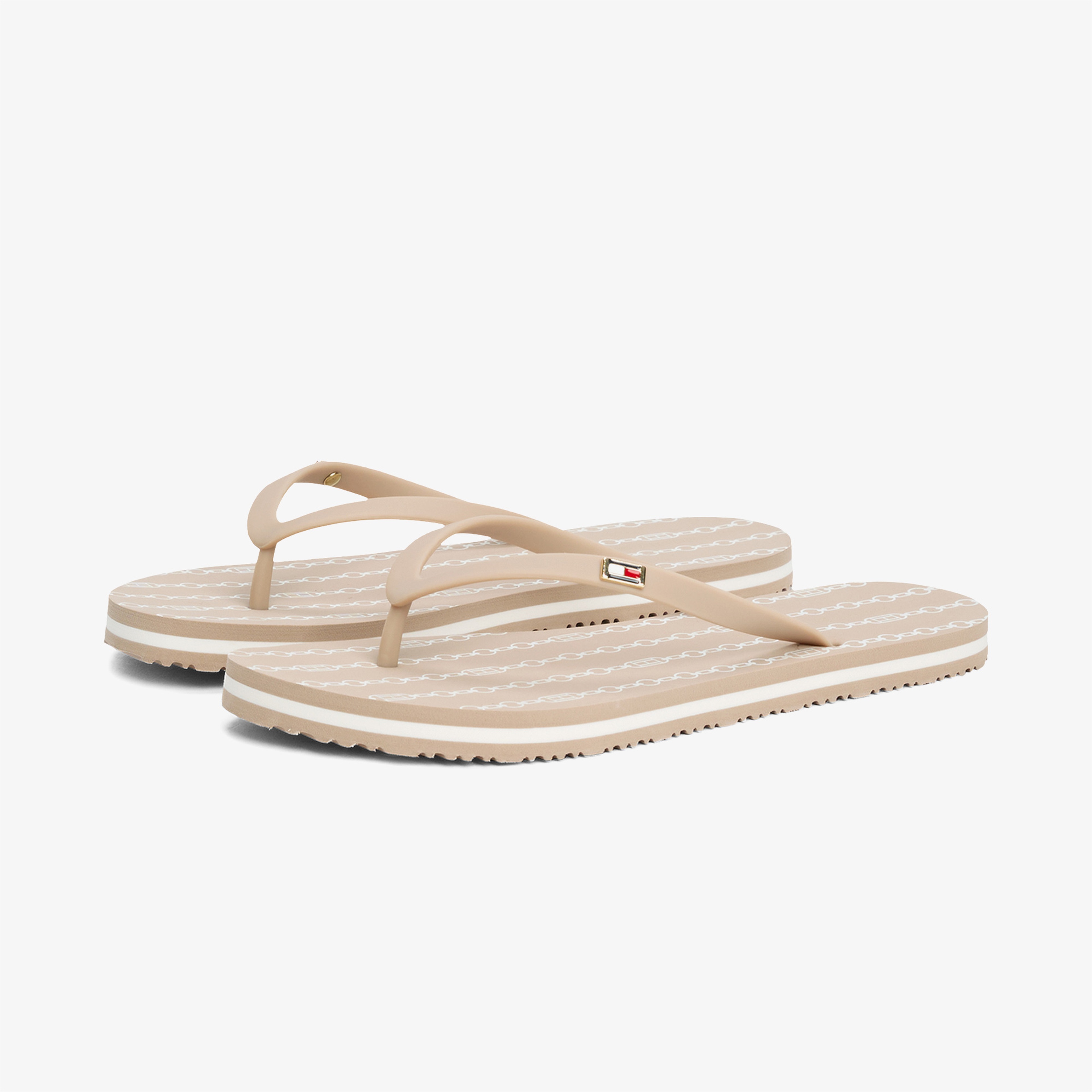 Tommy Hilfiger Strap Beach Kadın Bej Terlik