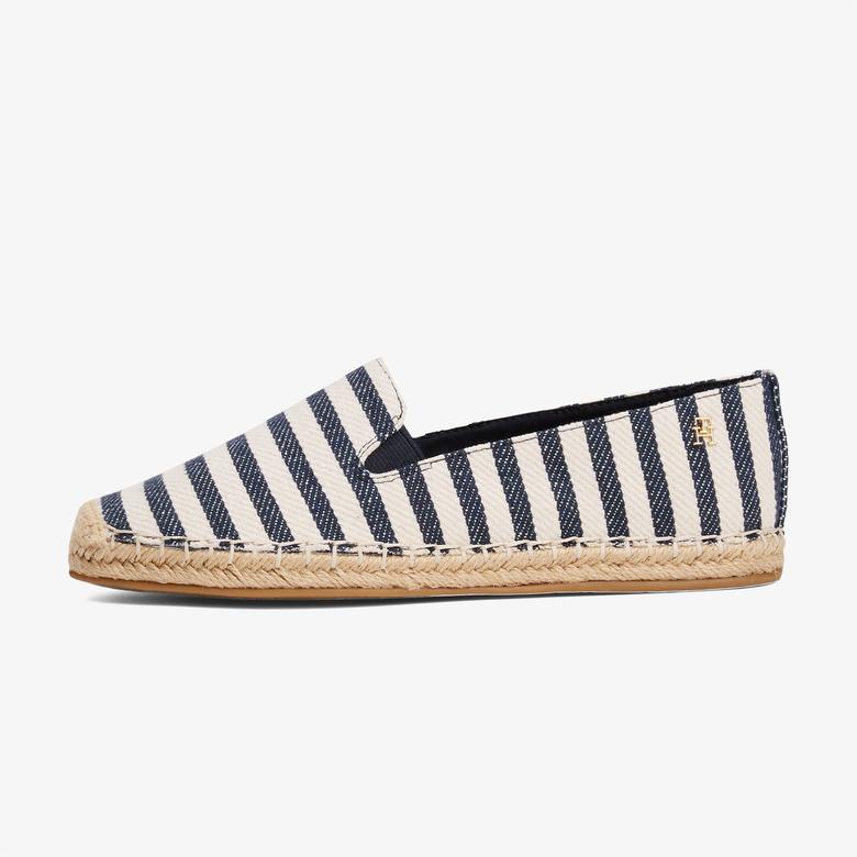 Tommy Hilfiger Nautical Stripe Kadın Mavi Günlük Ayakkabı