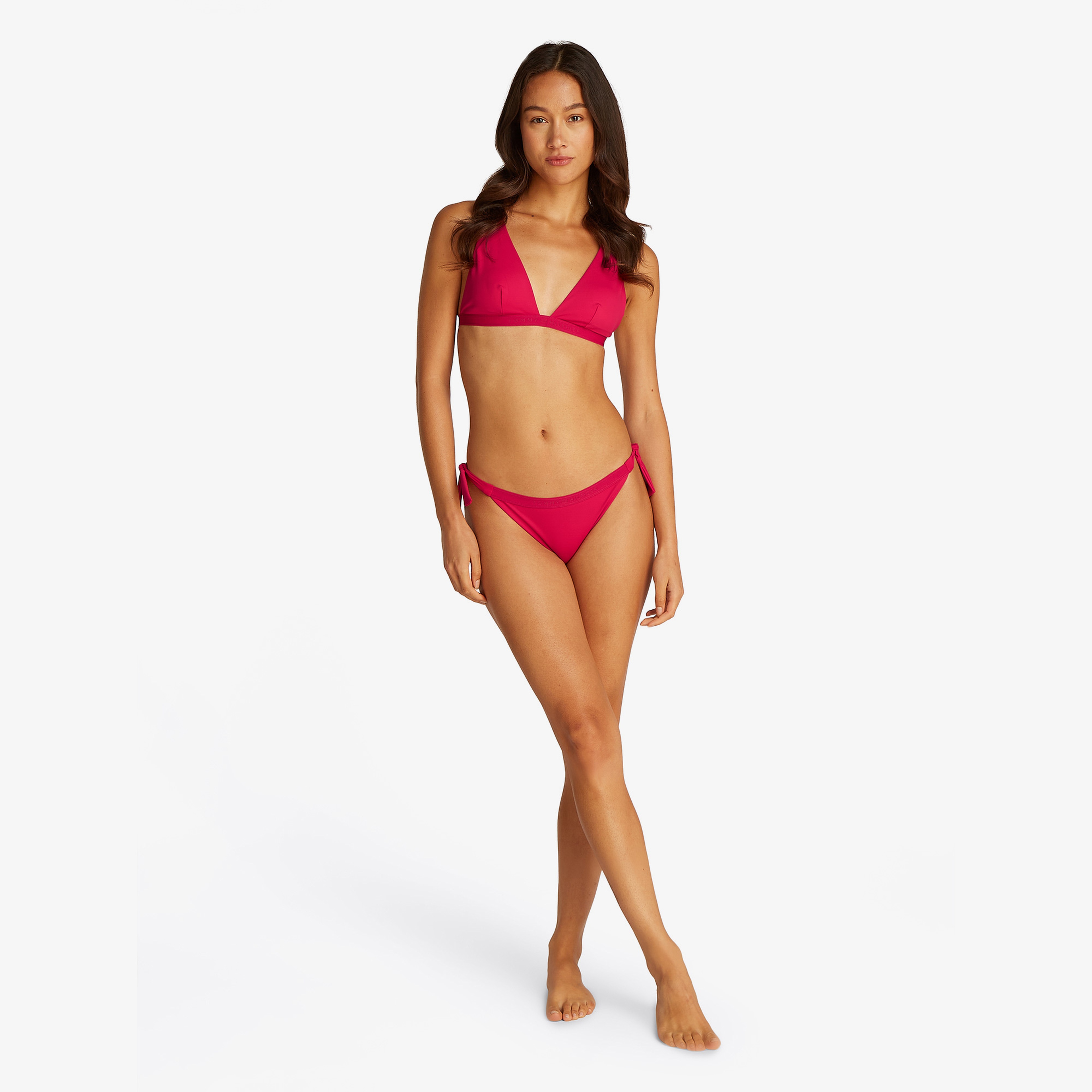 Tommy Hilfiger Side Tie Kadın Pembe Bikini Altı