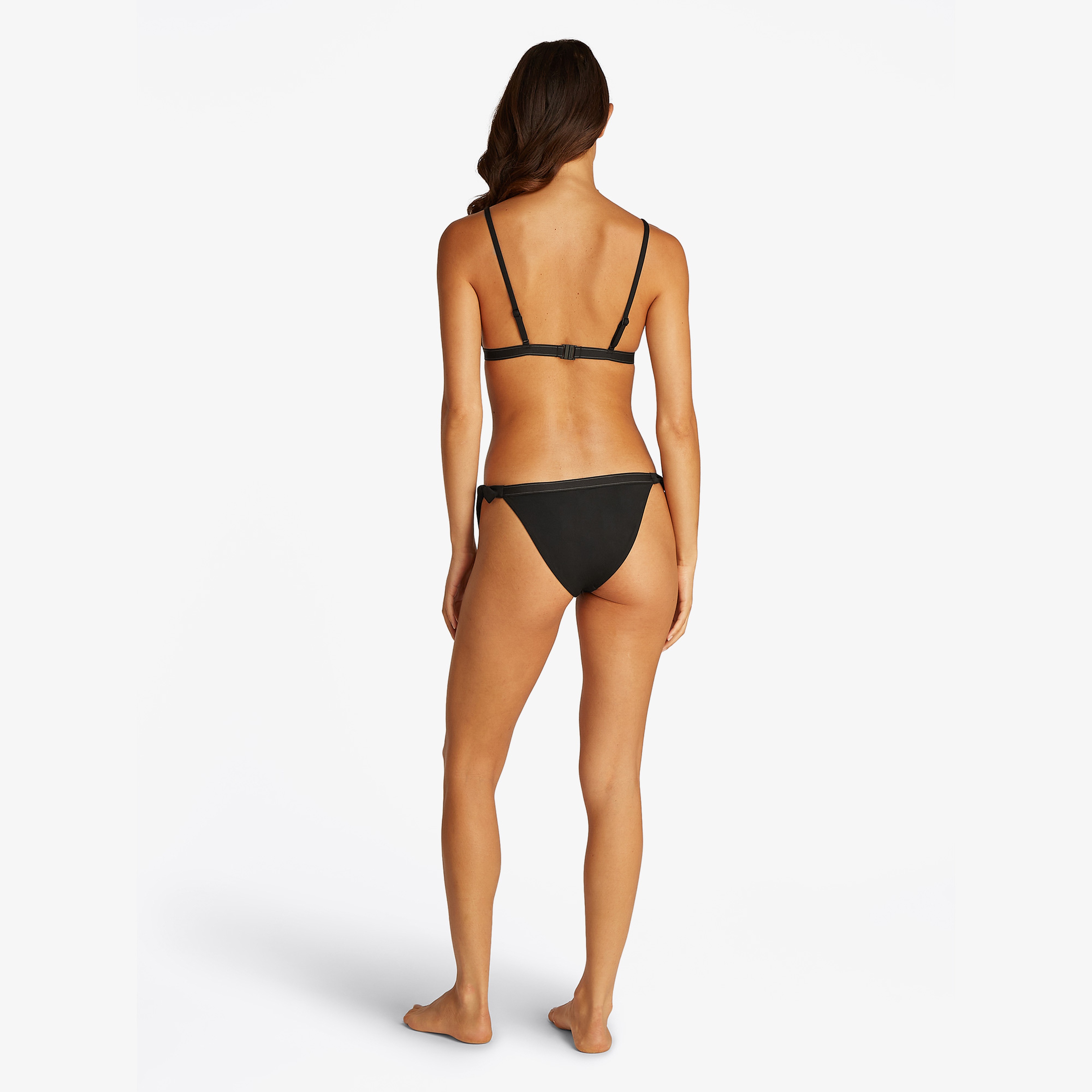 Tommy Hilfiger Triangle Fixed Rp Kadın Siyah Bikini Üstü